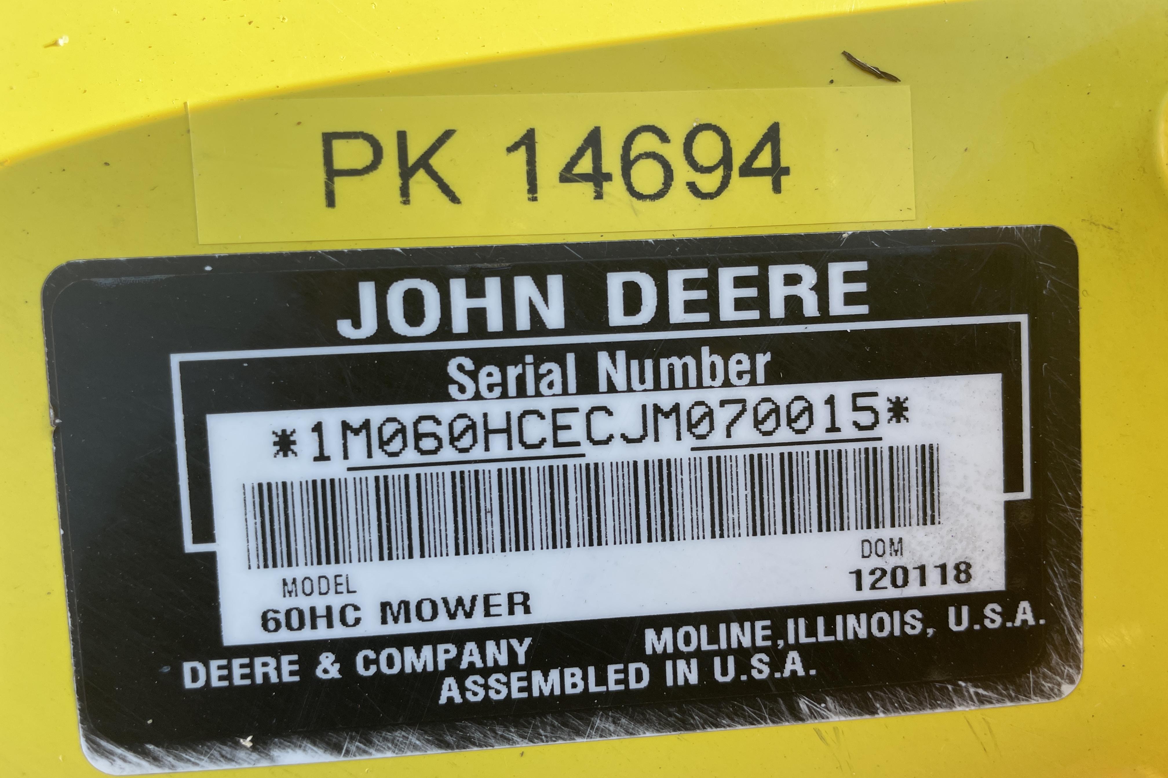 John Deere X949 -  - 2019