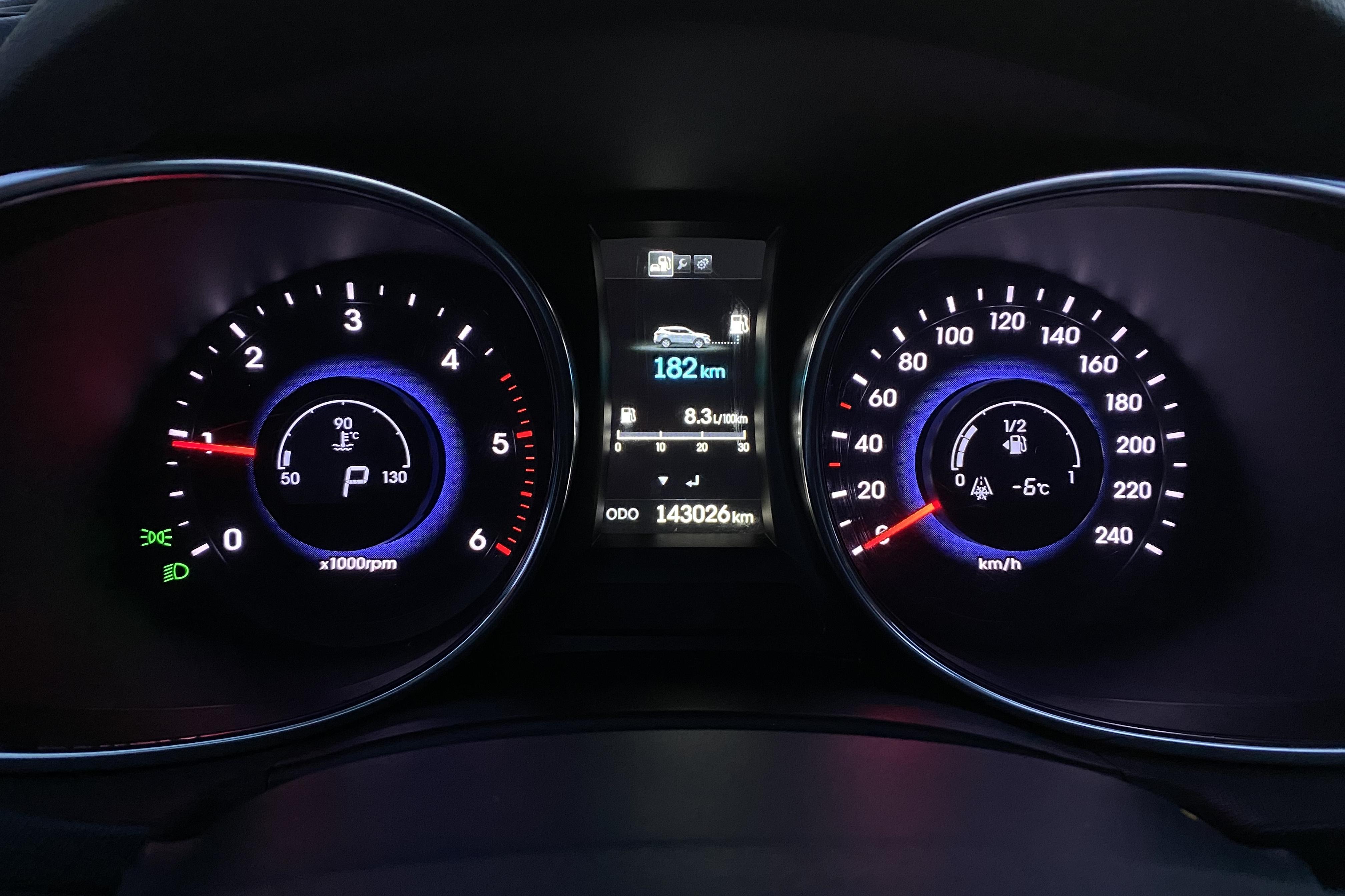 Hyundai Santa Fé 2.2 CRDi-R 4WD (197hk) - 143 020 km - Automatic - Dark Blue - 2015