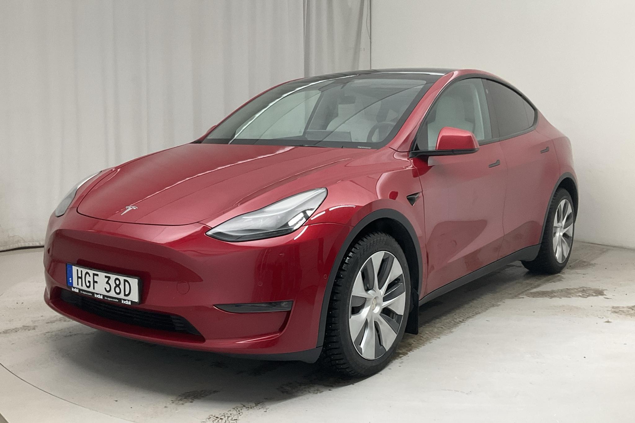 Tesla Model Y Long Range Dual Motor AWD - 5 038 mil - Automat - röd - 2021