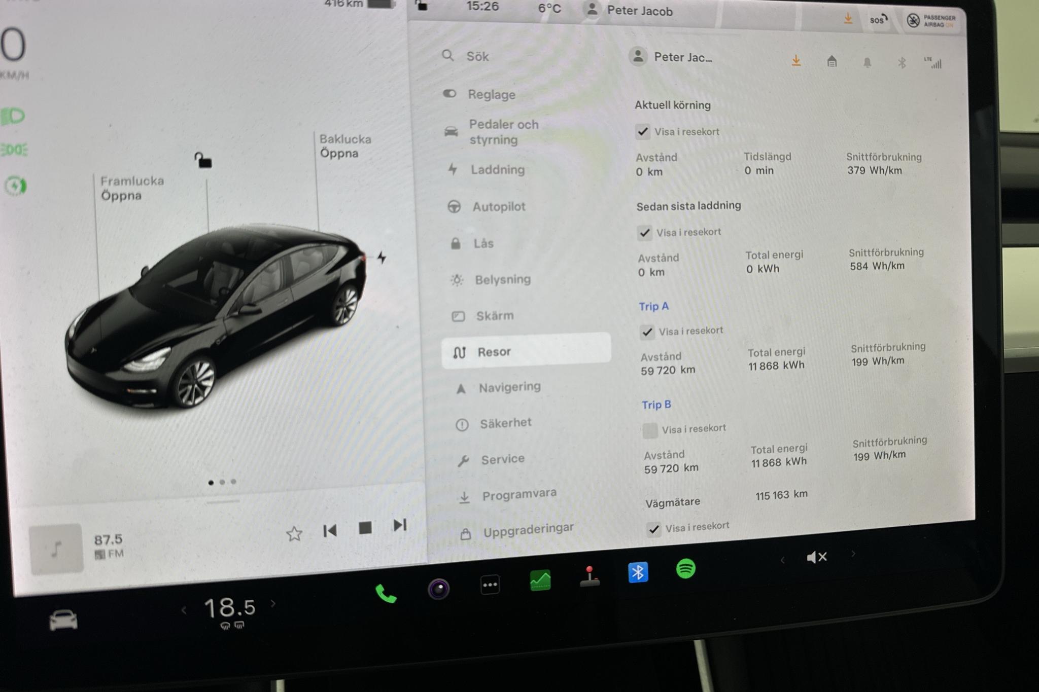 Tesla Model 3 Long Range Dual Motor AWD - 115 170 km - Automaatne - must - 2019