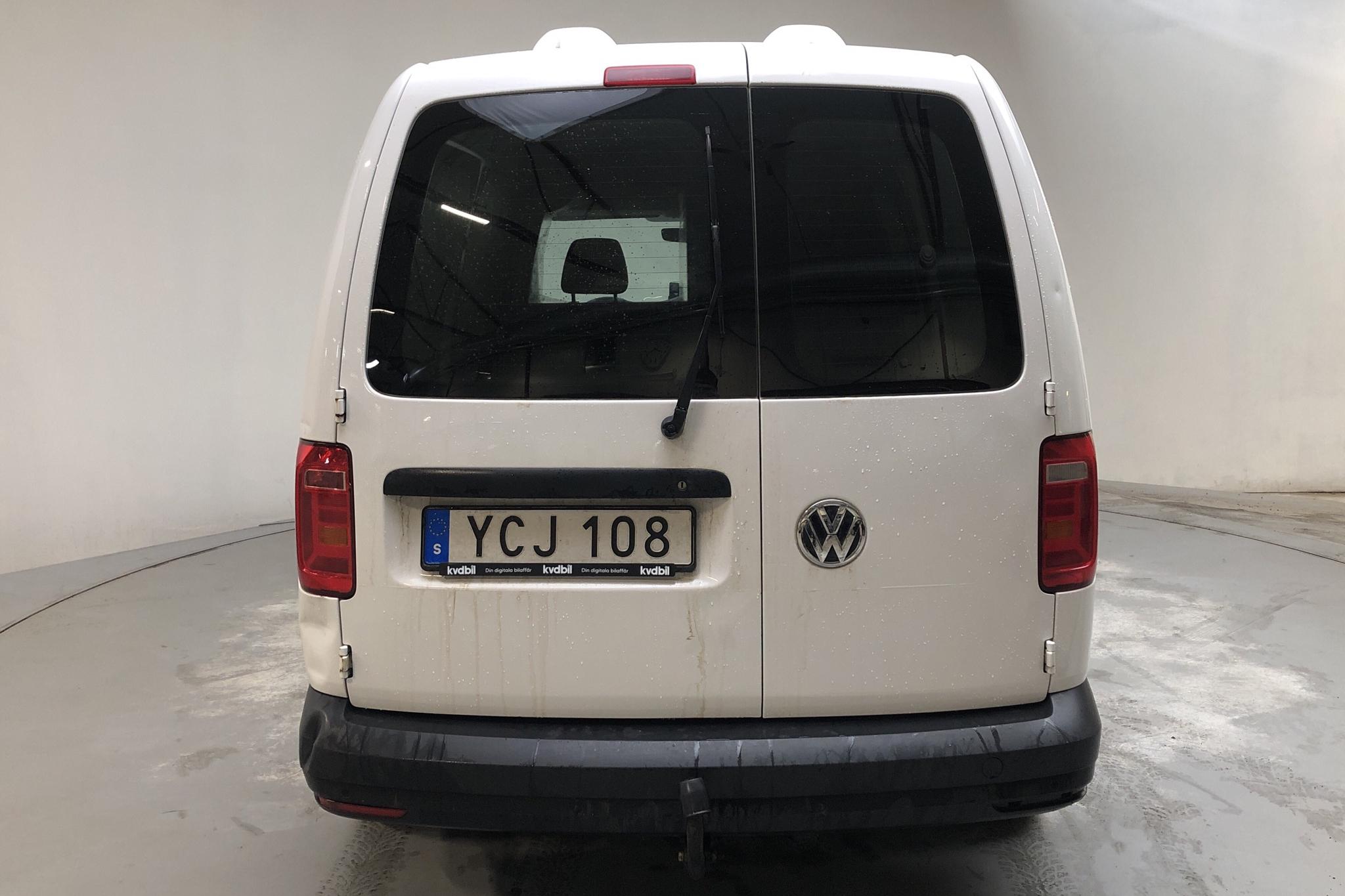VW Caddy 1.4 TGI Maxi Skåp (110hk) - 15 749 mil - Manuell - vit - 2016
