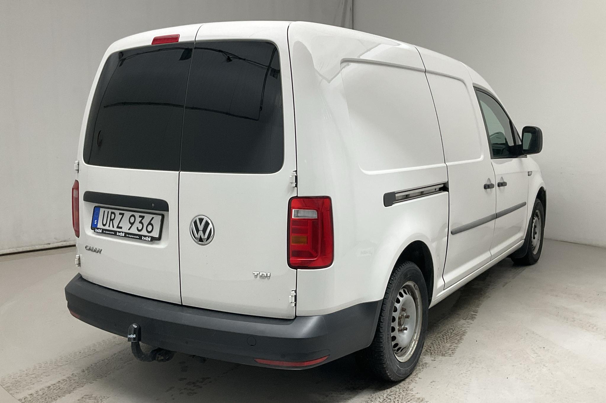 VW Caddy 2.0 TDI Maxi Skåp (102hk) - 12 848 mil - Automat - vit - 2018