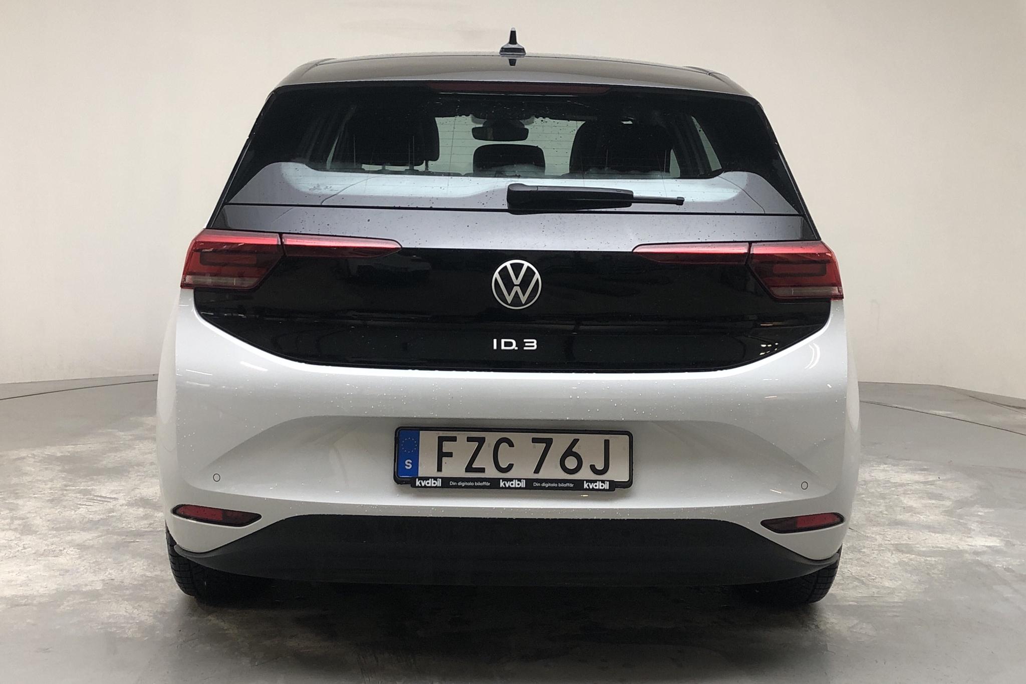 VW ID.3 58kWh (204hk) - 2 301 mil - Automat - vit - 2021