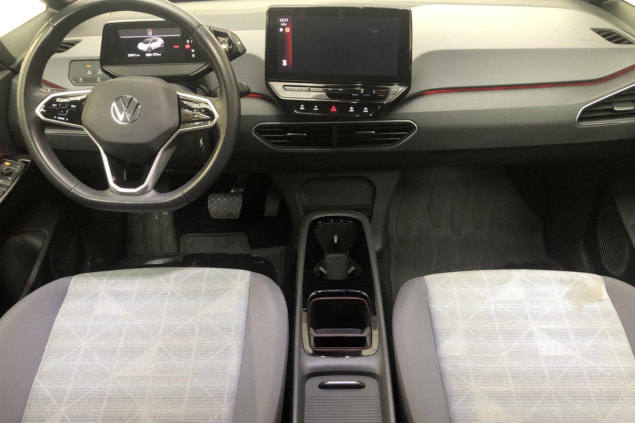 VW ID.3 58kWh (204hk) - 2 301 mil - Automat - vit - 2021
