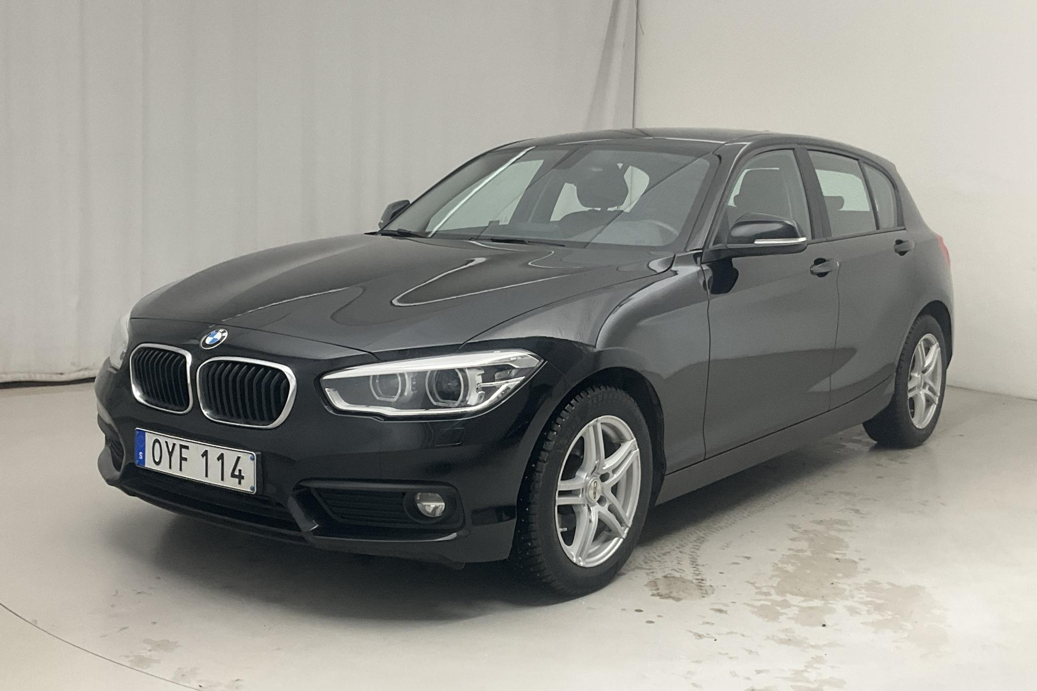 BMW 118i 5dr, F20 (136hk) - 85 690 km - Automatic - black - 2018
