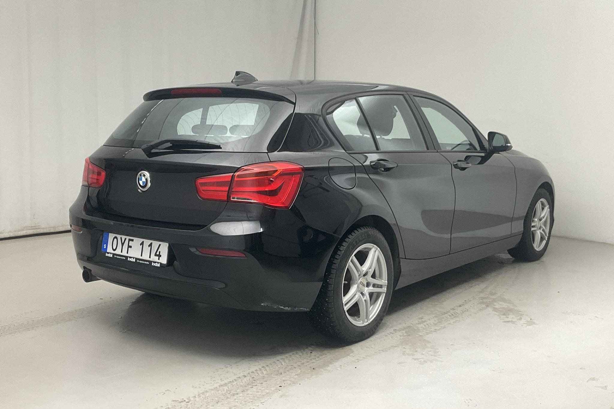 BMW 118i 5dr, F20 (136hk) - 85 690 km - Automatic - black - 2018