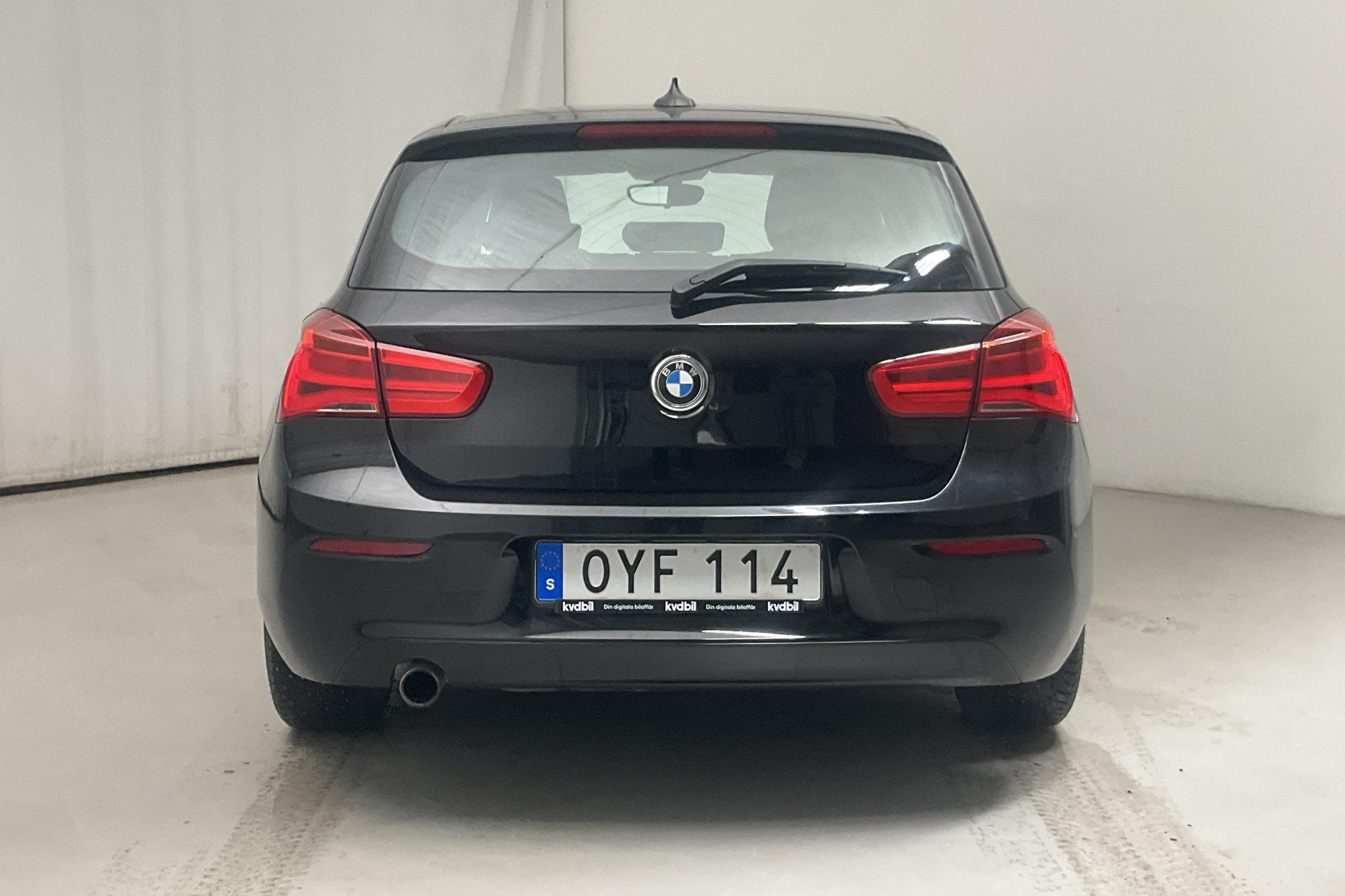 BMW 118i 5dr, F20 (136hk) - 8 569 mil - Automat - svart - 2018