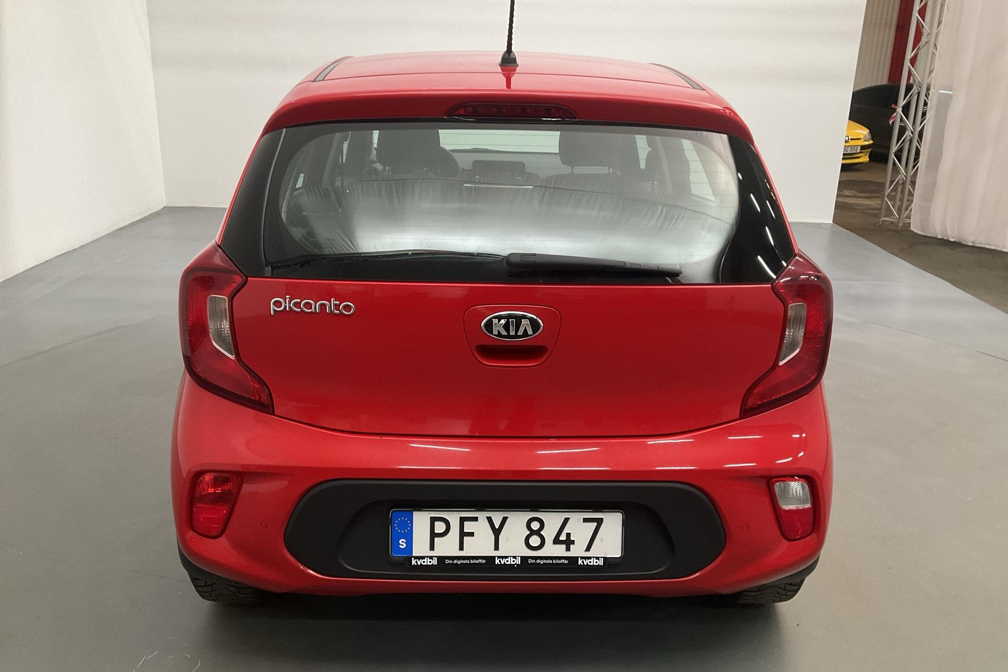 KIA Picanto 1.2 5dr (84hk) - 5 484 mil - Automat - röd - 2018