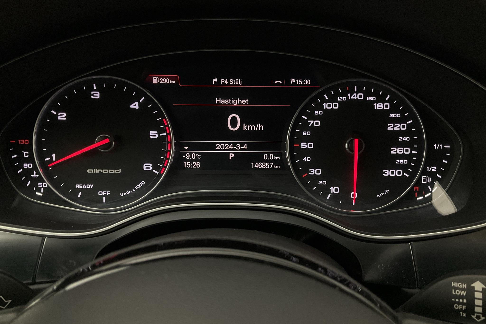 Audi A6 Allroad 3.0 TDI quattro (218hk) - 146 860 km - Automatic - black - 2017