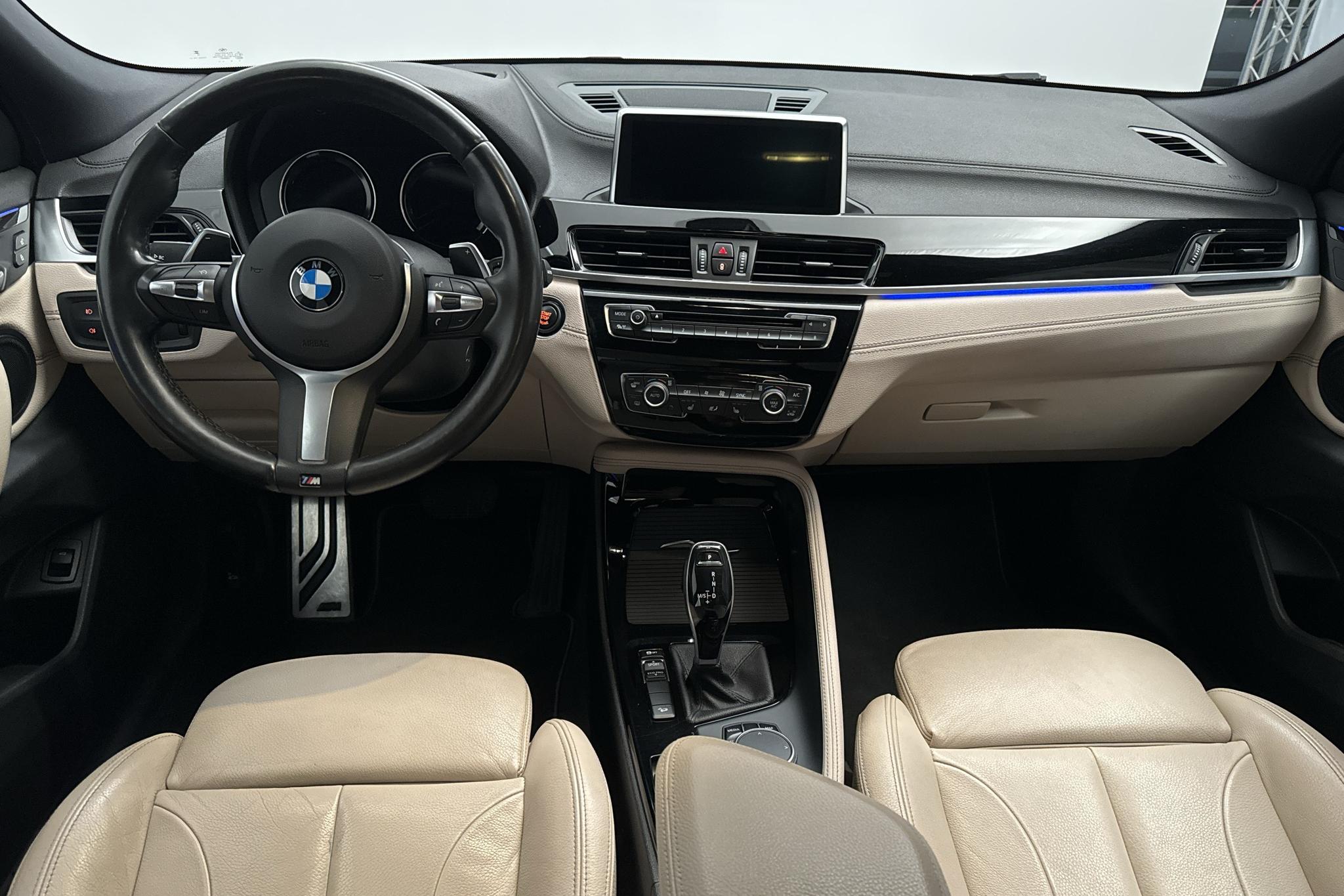 BMW X2 xDrive20d, F39 (190hk) - 128 180 km - Automaatne - must - 2018