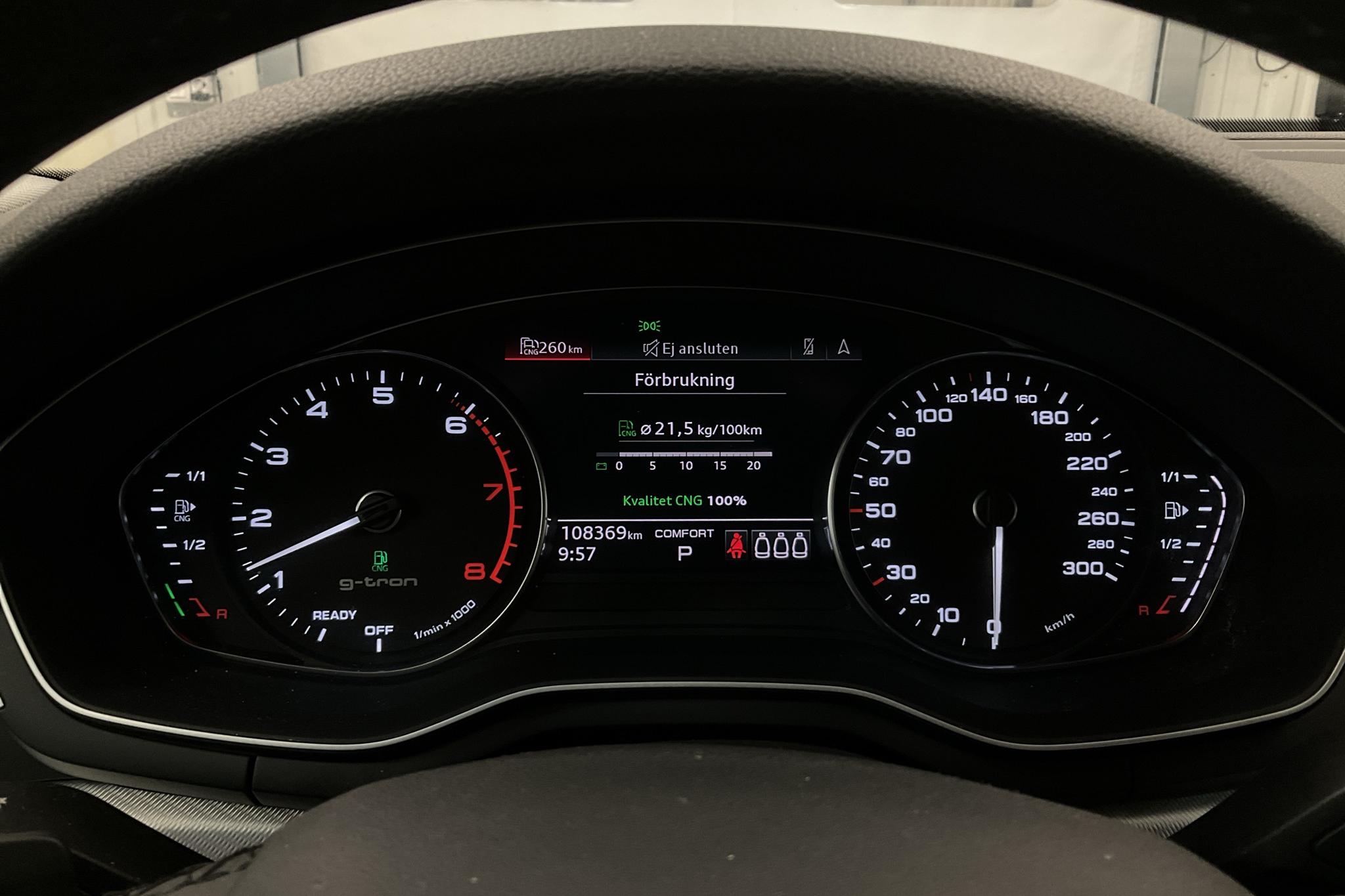 Audi A4 2.0 TFSI g-tron Avant (170hk) - 10 837 mil - Automat - svart - 2021