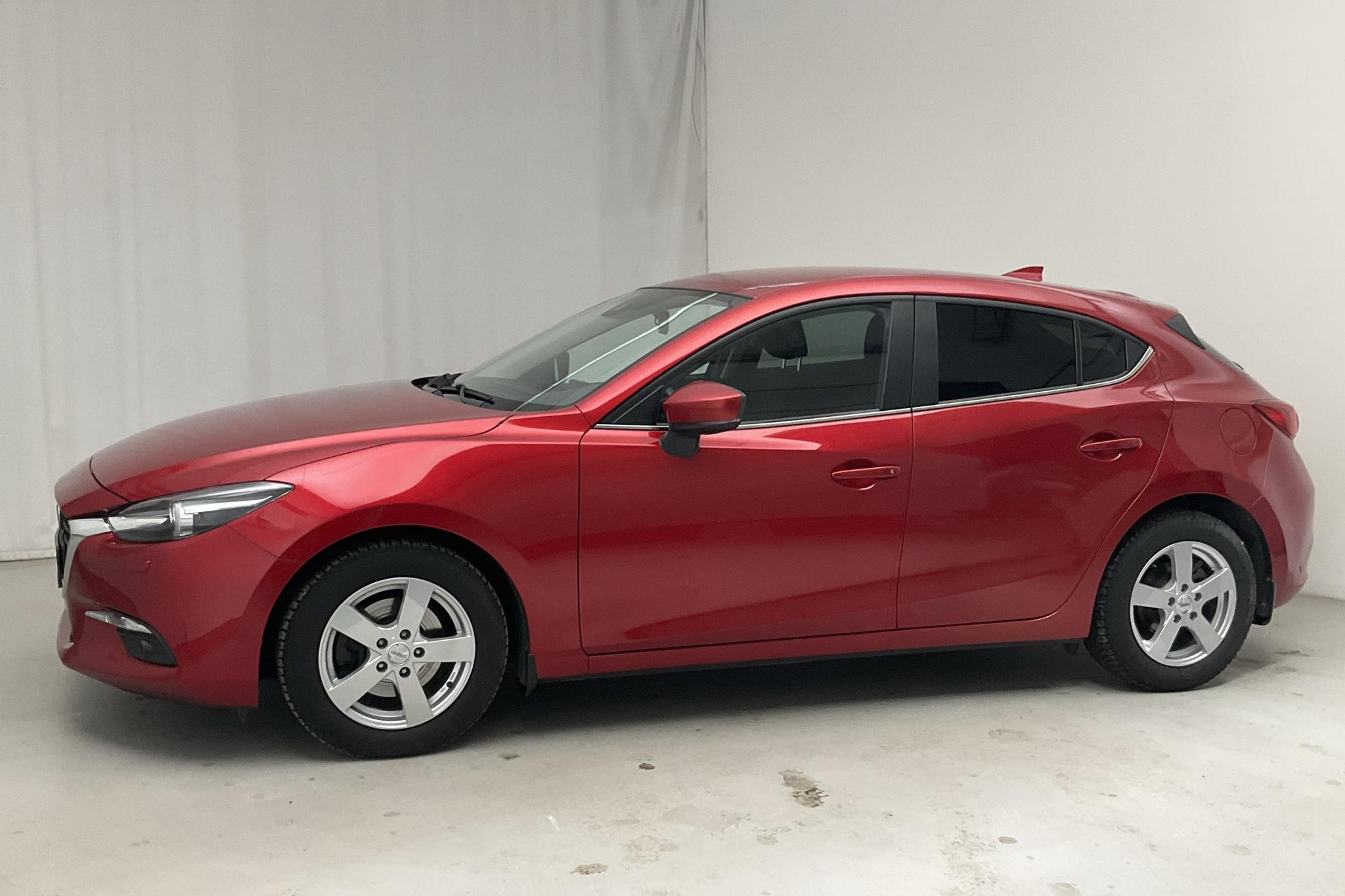 Mazda 3 2.0 5dr (120hk) - 6 982 mil - Automat - röd - 2018