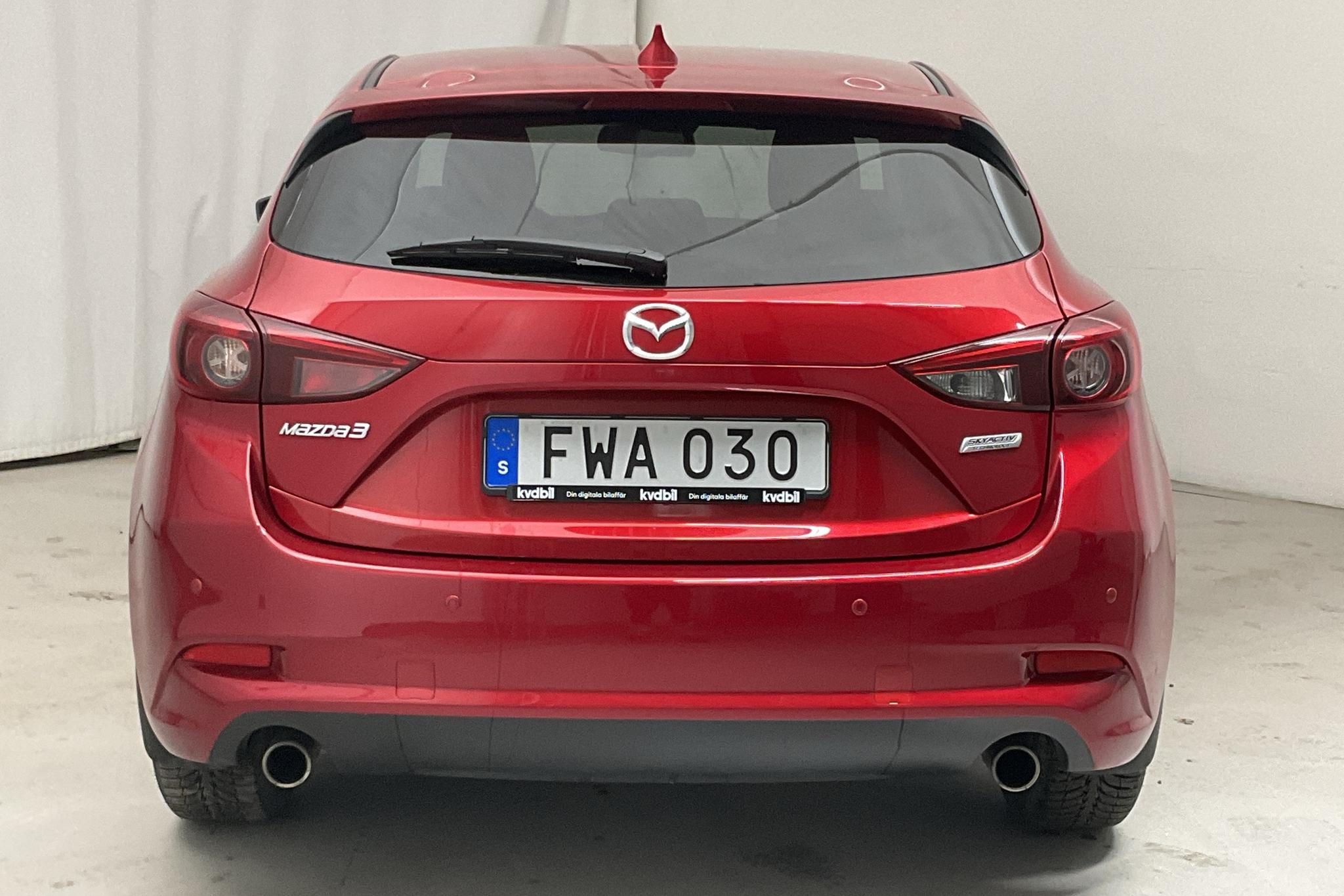Mazda 3 2.0 5dr (120hk) - 69 820 km - Automatic - red - 2018