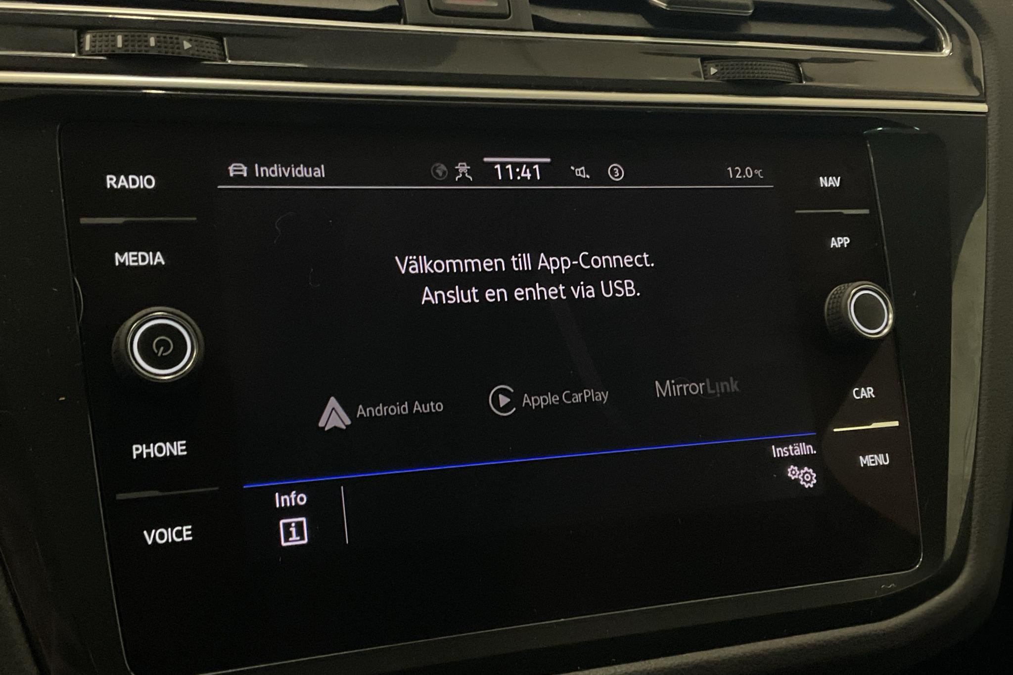 VW Tiguan 1.4 TSI eHybrid (245hk) - 6 736 mil - Automat - vit - 2021