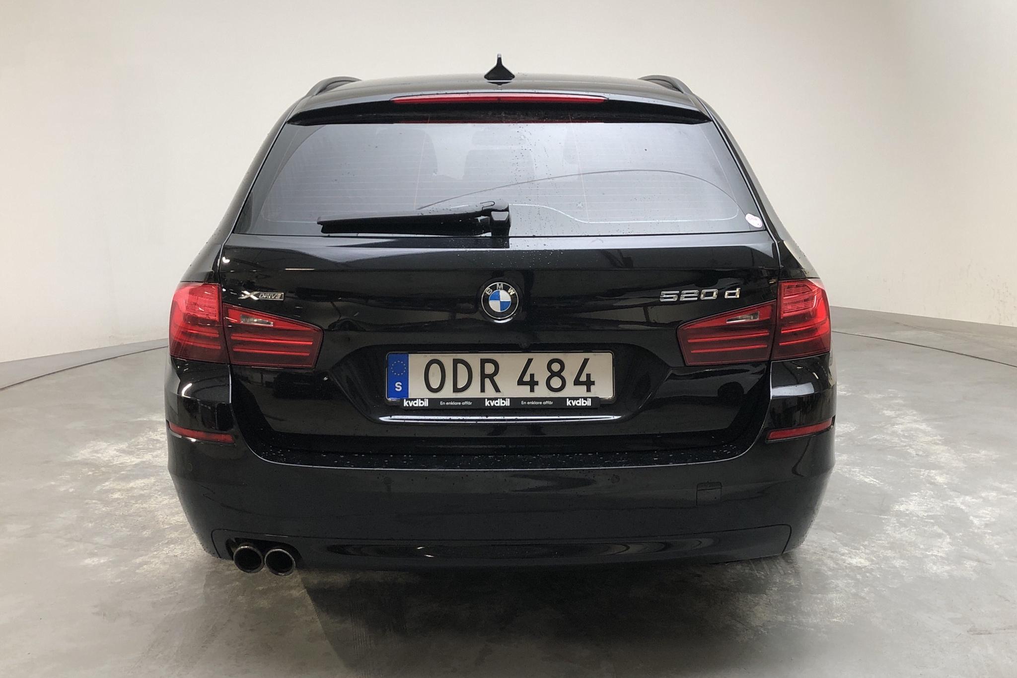 BMW 520d xDrive Touring, F11 (190hk) - 204 980 km - Automatyczna - czarny - 2016