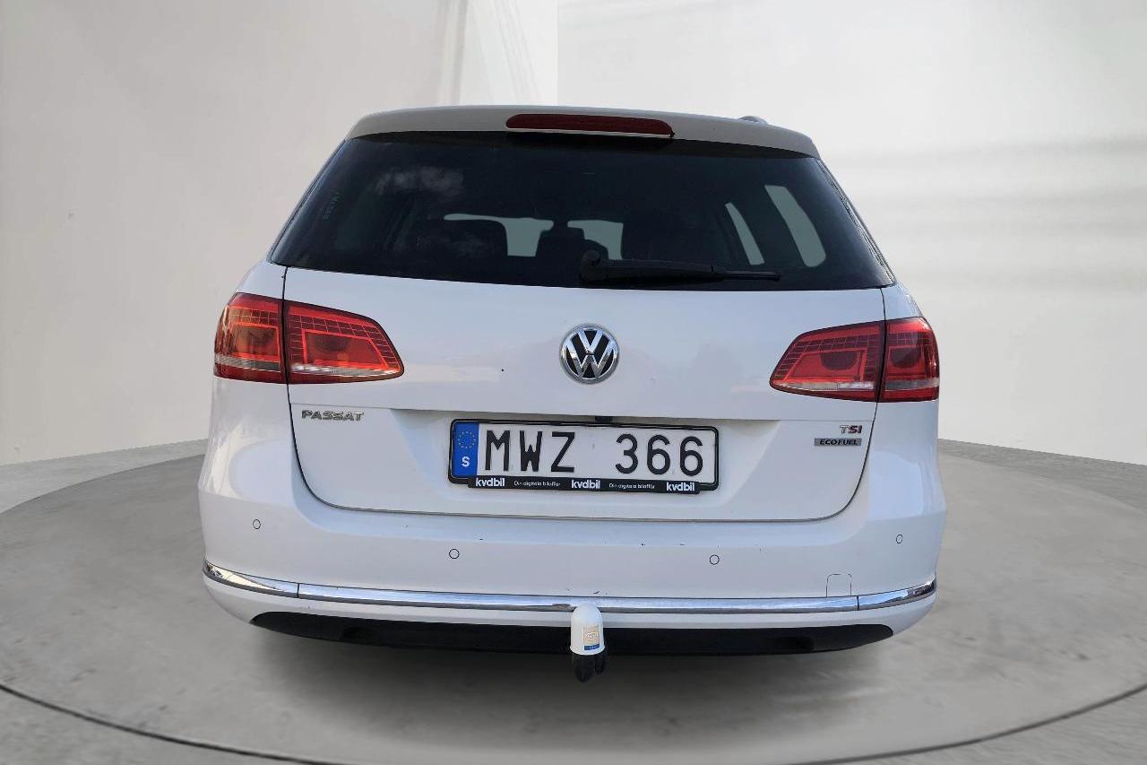 VW Passat 1.4 TSI EcoFuel Variant (150hk) - 166 370 km - Automatic - white - 2013