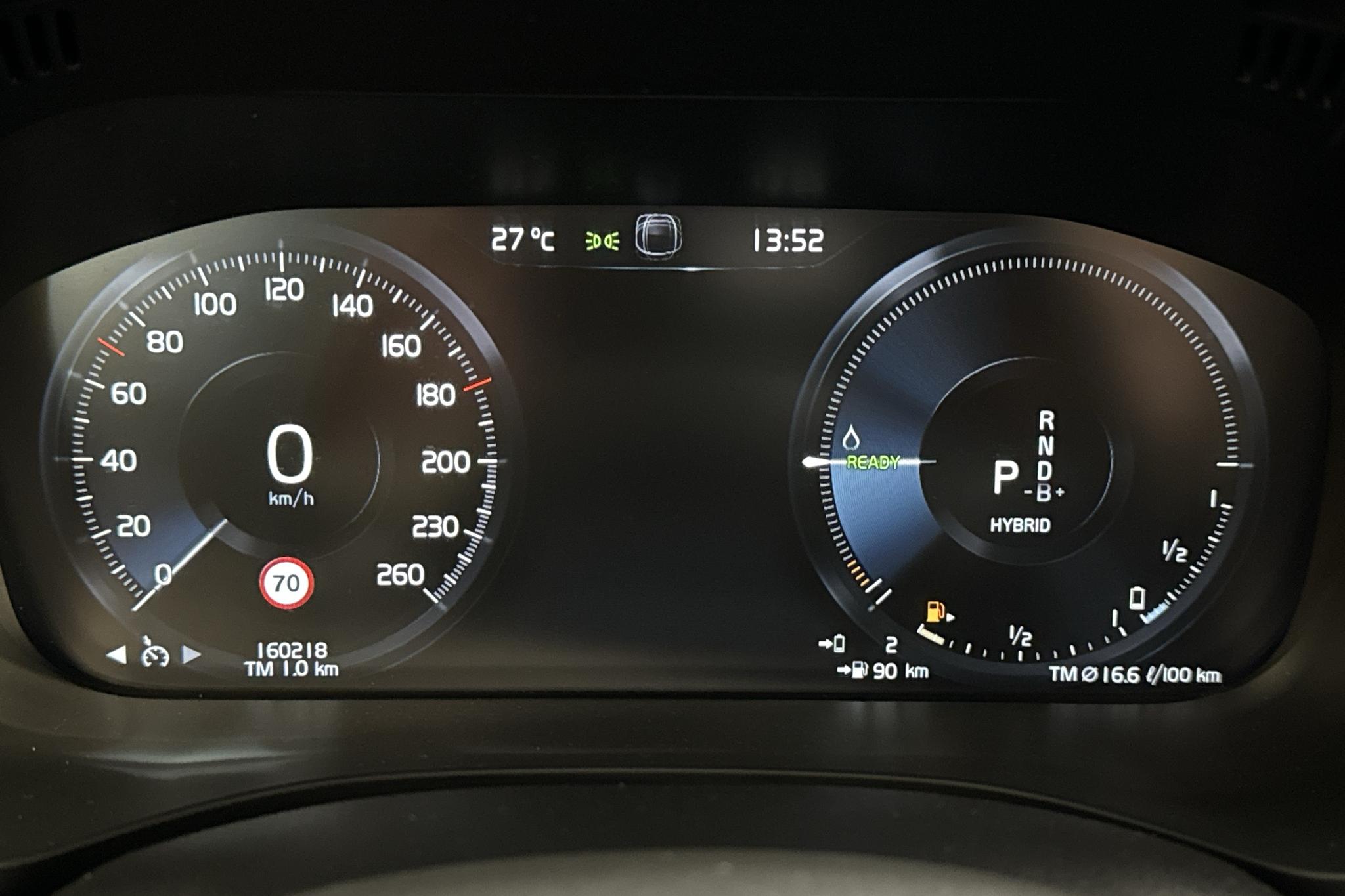 Volvo XC60 T6 AWD Recharge (340hk) - 160 200 km - Automatic - black - 2021