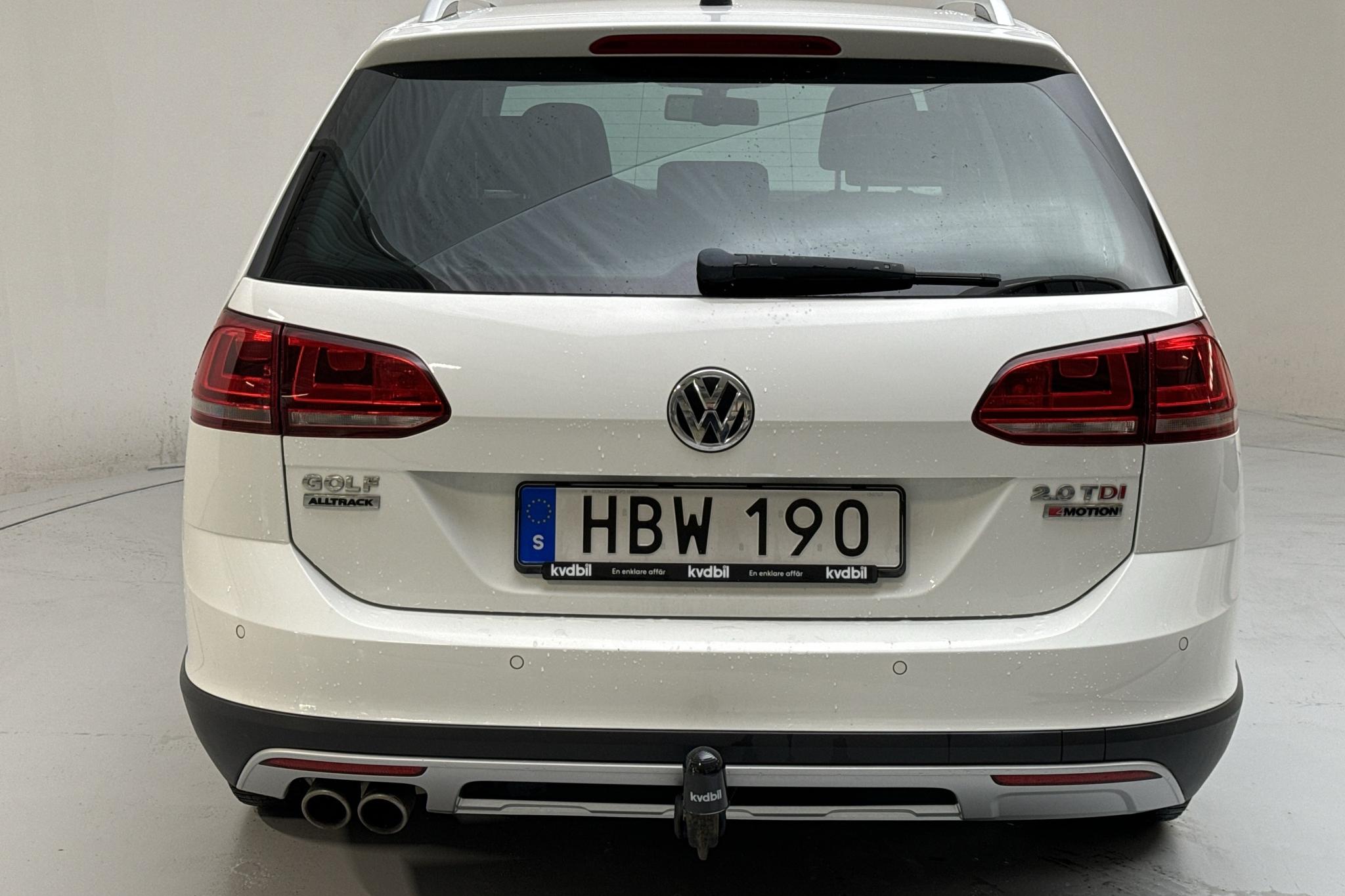 VW Golf Alltrack 2.0 TDI 4Motion (184hk) - 107 230 km - Automaatne - valge - 2016
