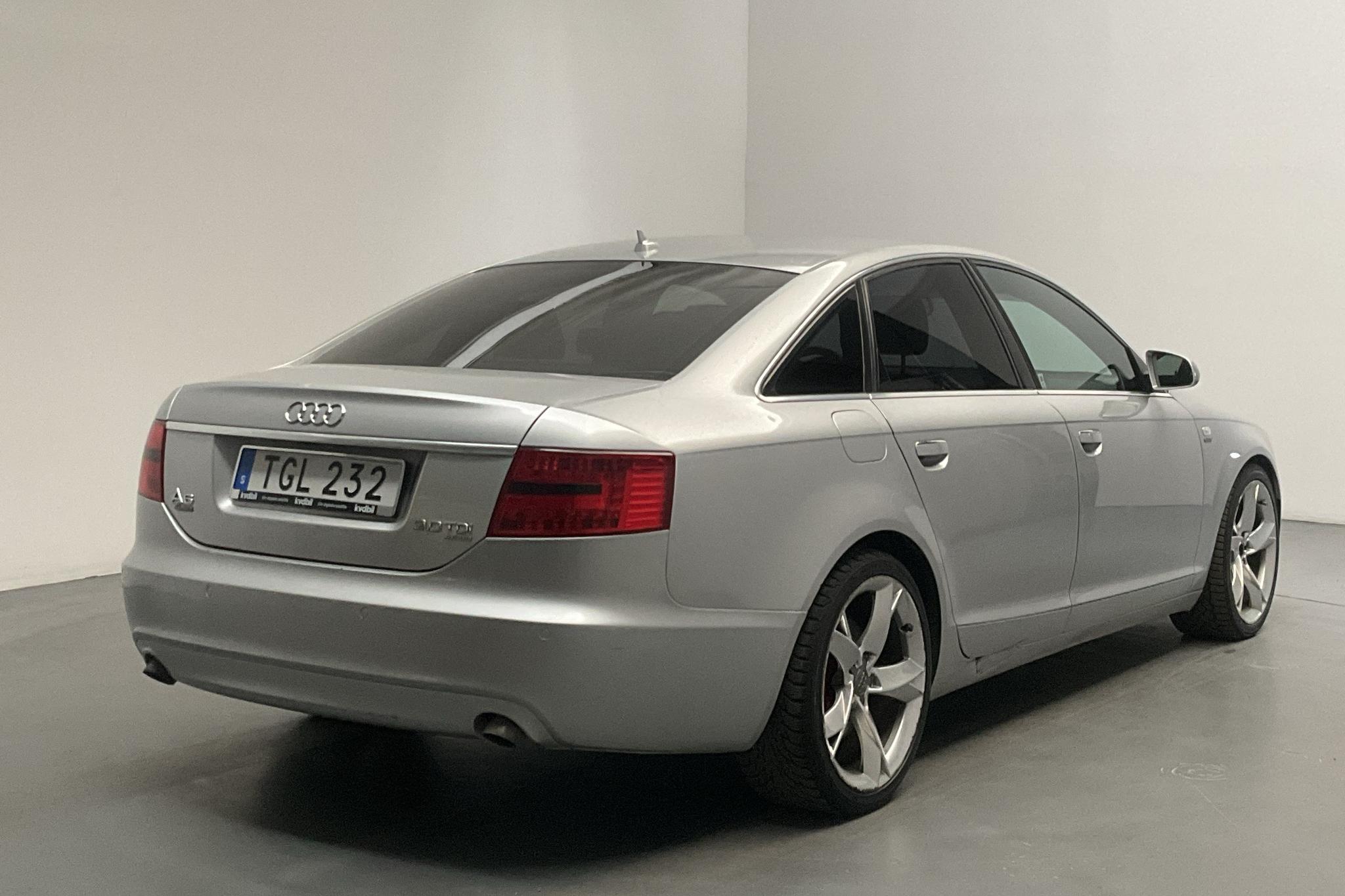 Audi A6 3.0 TDI quattro (233hk) - 222 510 km - Automatyczna - srebro - 2008