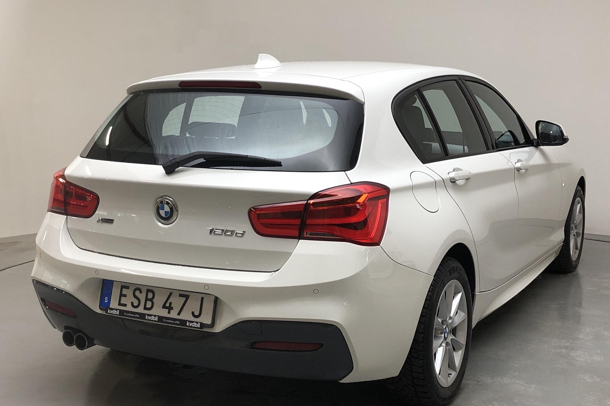 BMW 120d xDrive 5dr, F20 (190hk) - 72 440 km - Automatyczna - biały - 2019