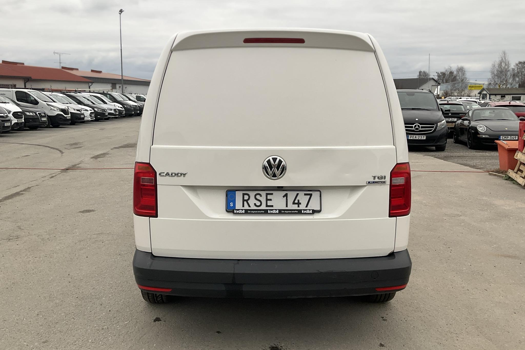 VW Caddy 1.4 TGI Maxi Skåp (110hk) - 12 545 mil - Automat - vit - 2018