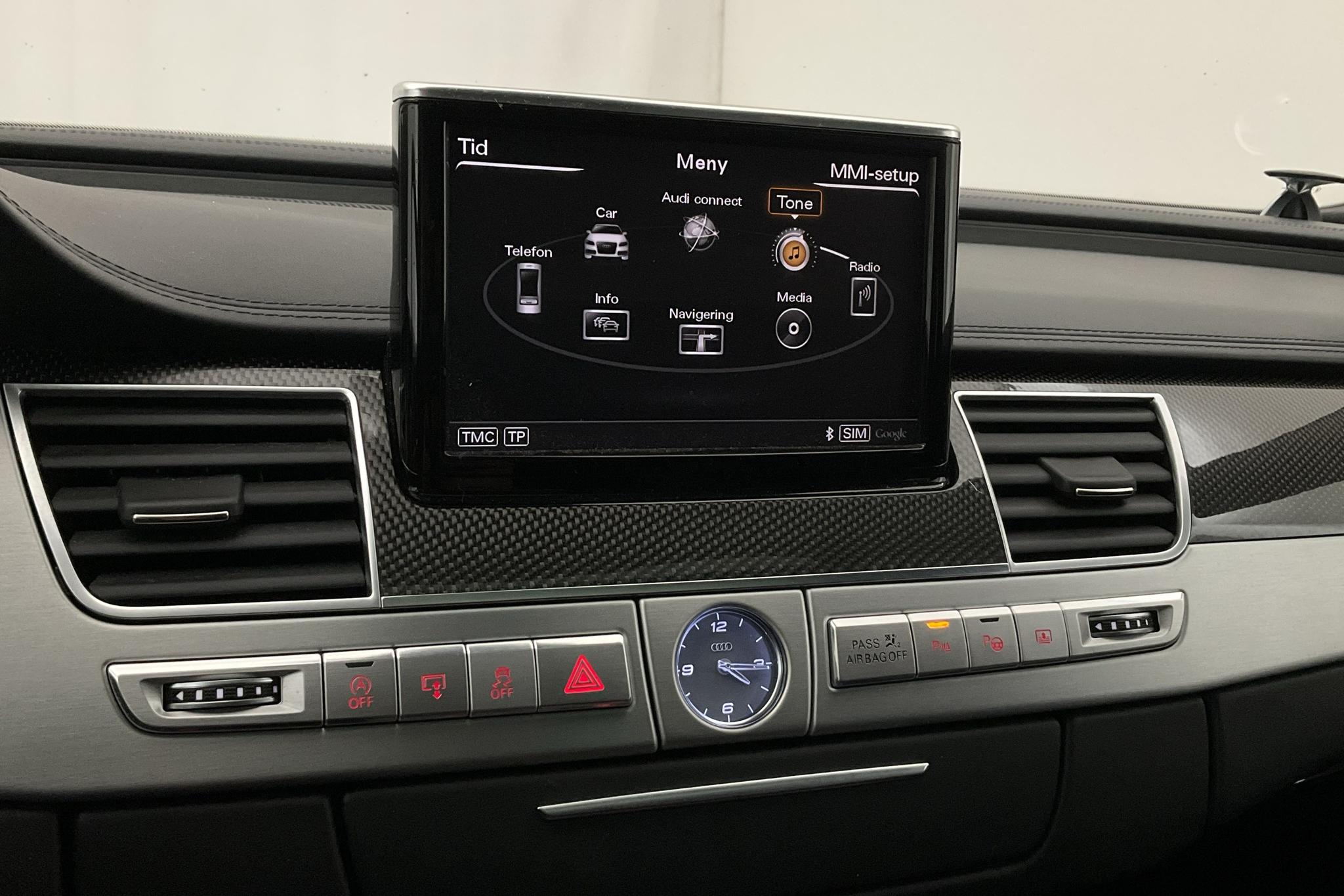 Audi S8 4.0 TFSI (520hk) - 15 350 mil - Automat - grå - 2014