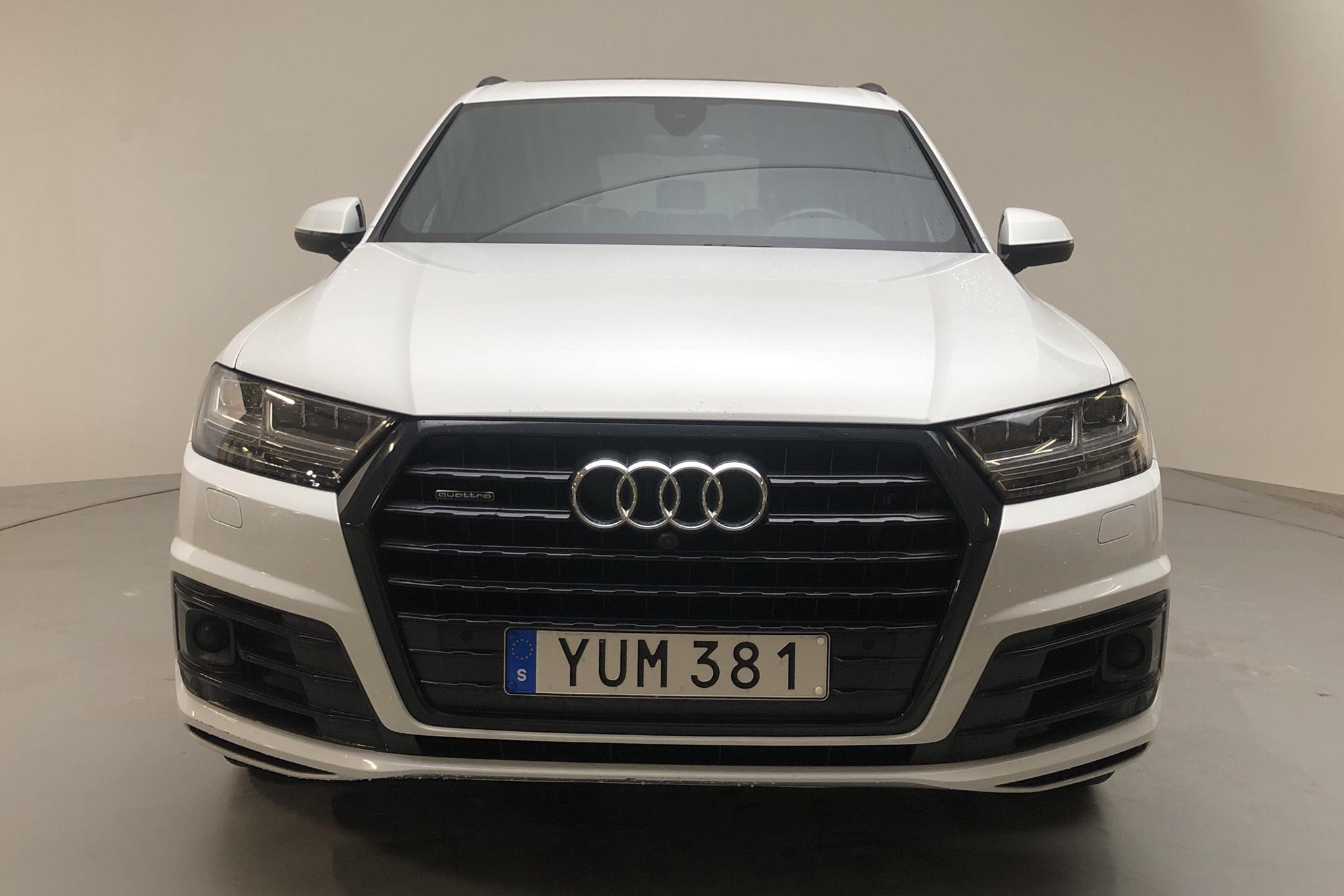 Audi Q7 50 TDI quattro (286hk) - 90 010 km - Automatyczna - biały - 2019