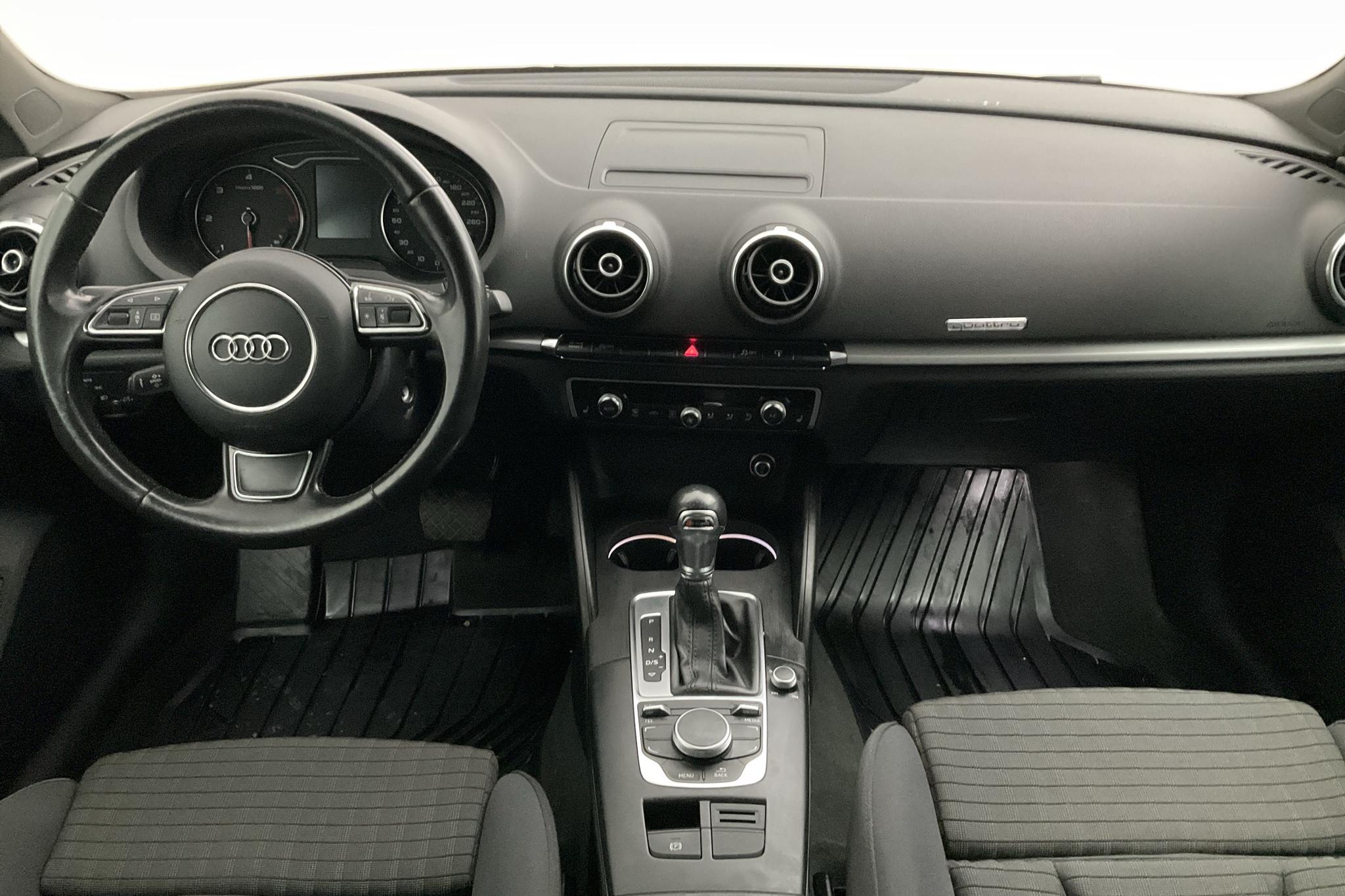 Audi A3 2.0 TDI Sportback quattro (184hk) - 144 400 km - Automatyczna - czarny - 2015