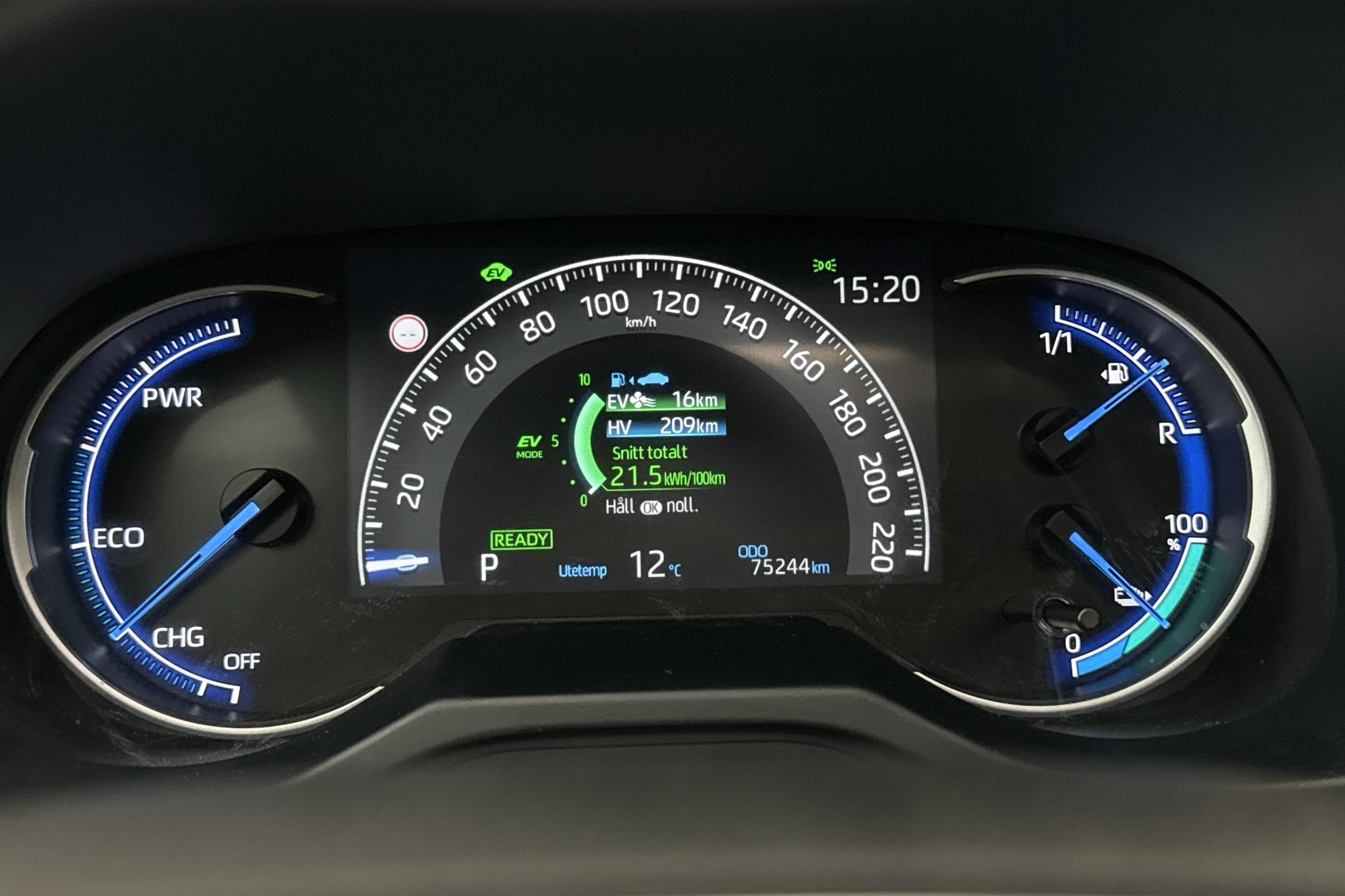 Toyota RAV4 2.5 Plug-in Hybrid AWD (306hk) - 75 250 km - Automatic - gray - 2021