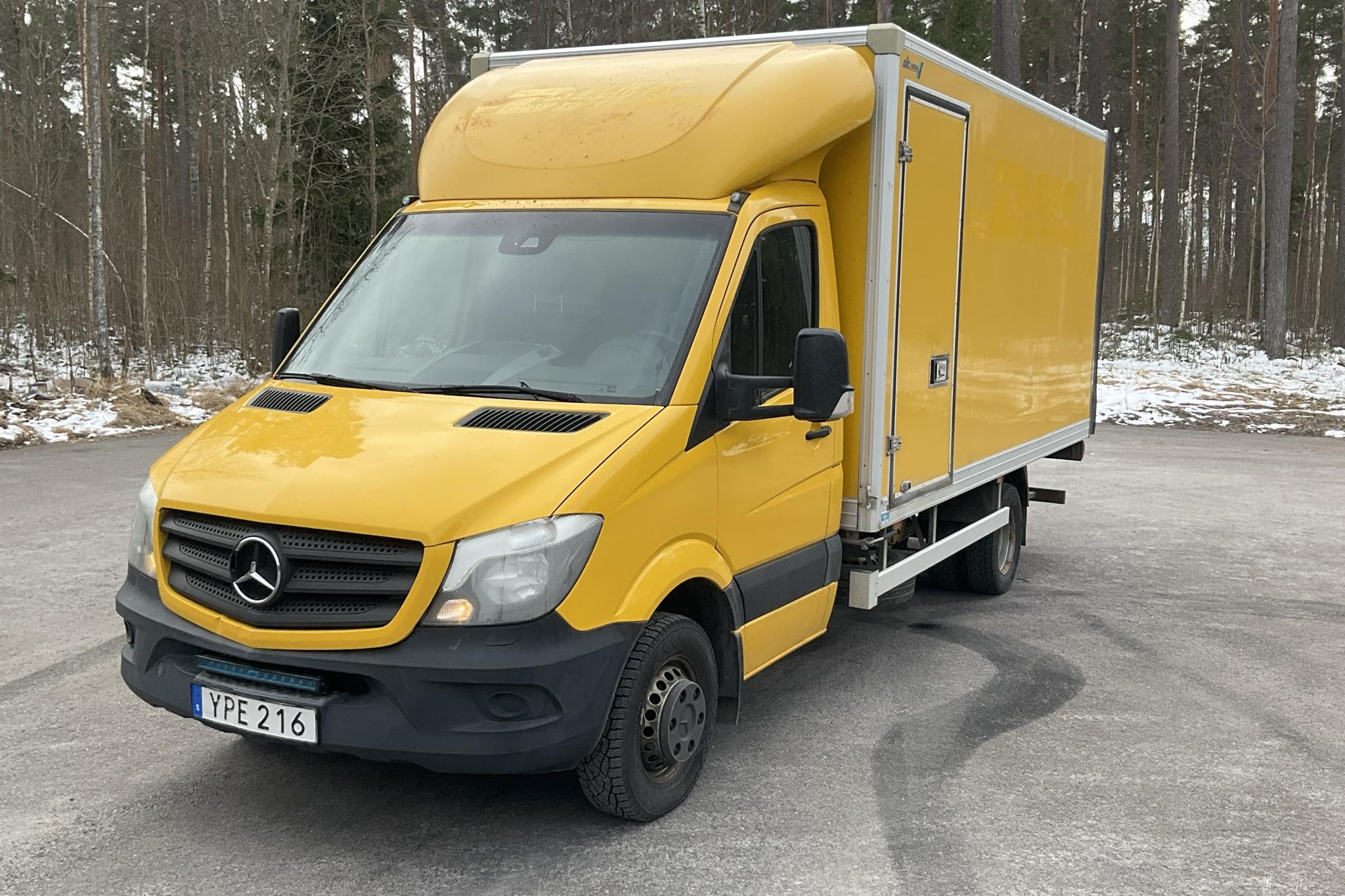 Mercedes Sprinter 516 CDI Pickup/Chassi (163hk) - 319 534 km - Manuell - gul - 2018