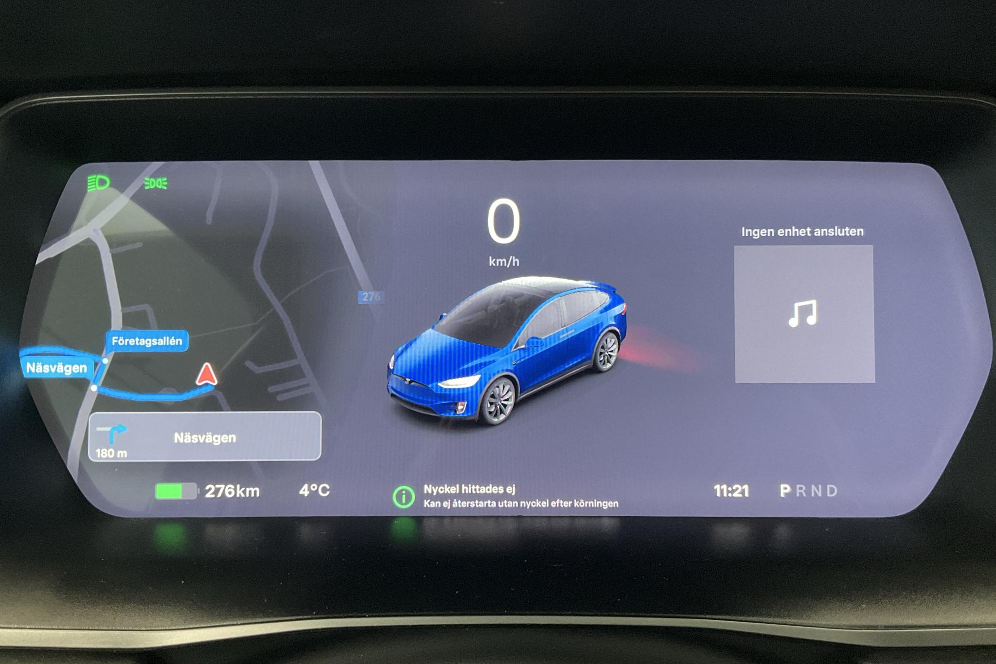 Tesla Model X Dual Motor Performance AWD - 110 660 km - Automatyczna - niebieski - 2020
