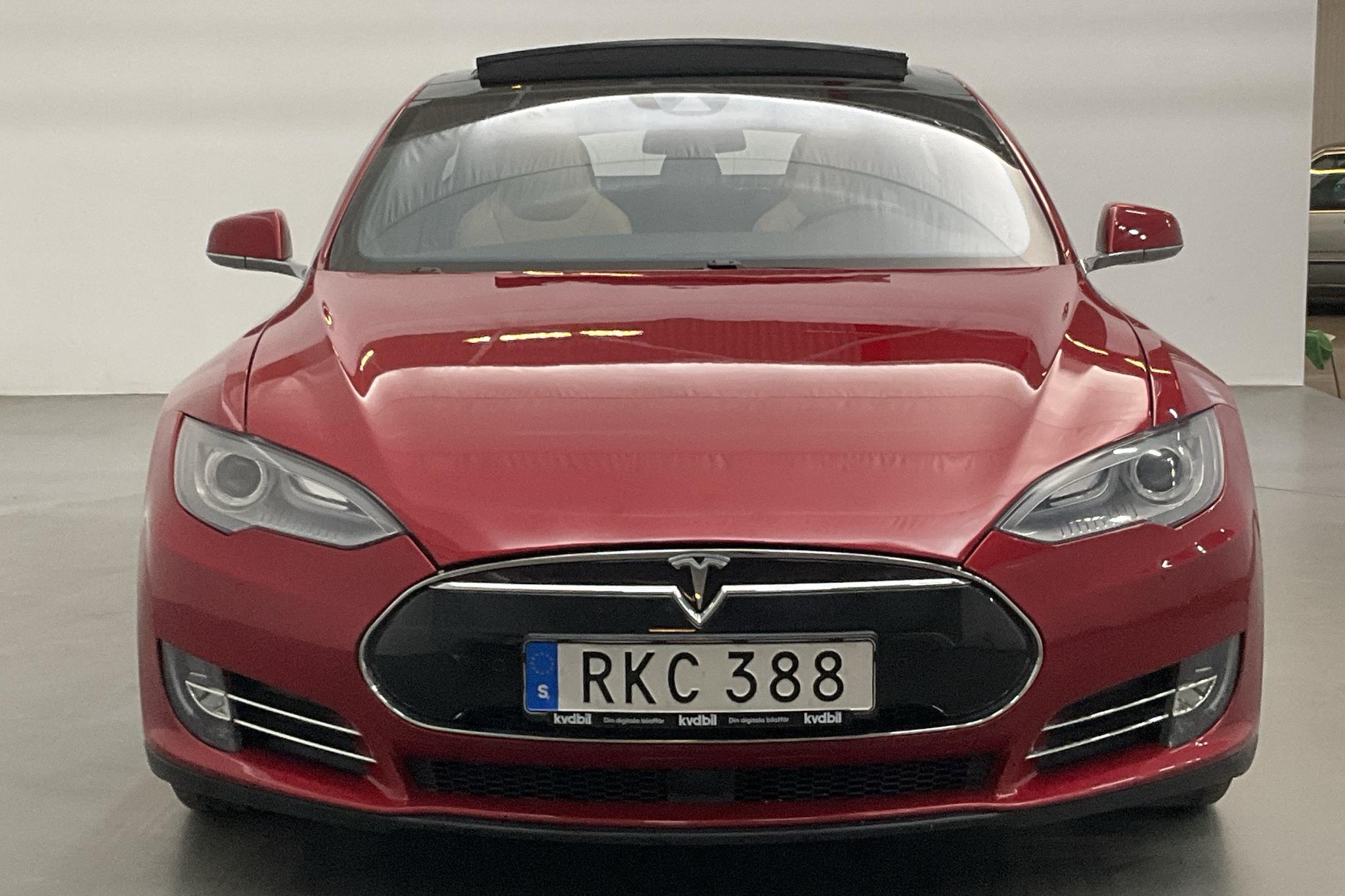 Tesla Model S P85D - 109 900 km - Automatyczna - czerwony - 2015