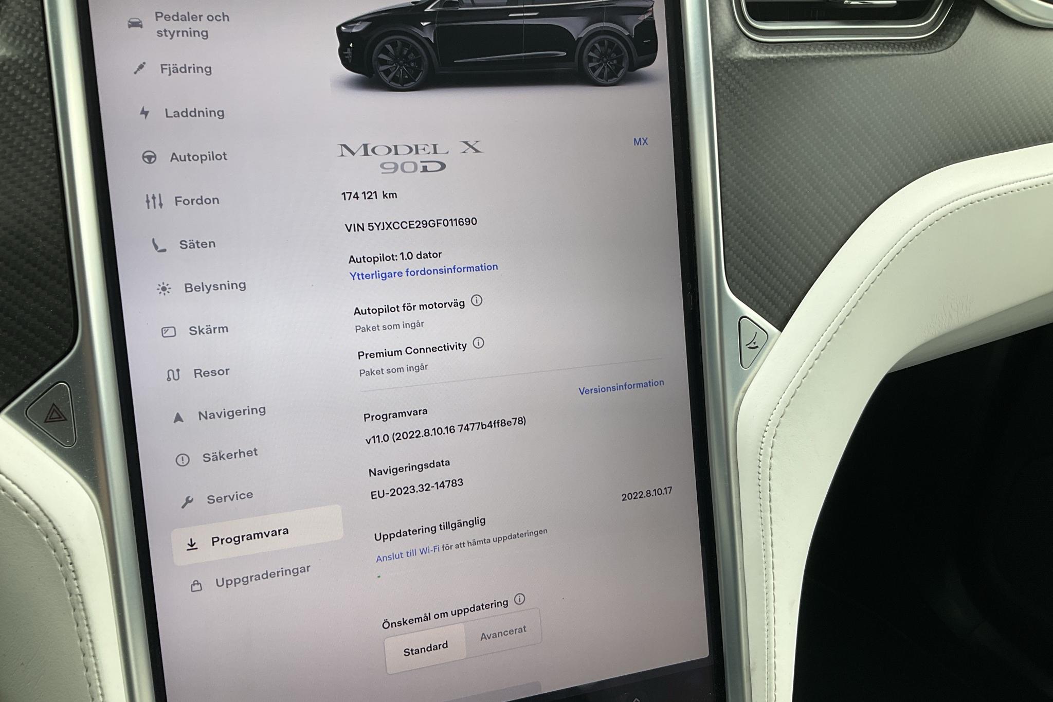 Tesla Model X 90D - 174 130 km - Automatic - black - 2016