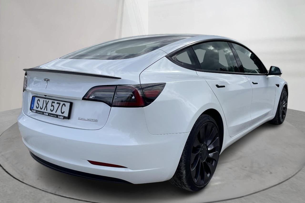 Tesla Model 3 Performance AWD - 40 620 km - Automaattinen - valkoinen - 2021