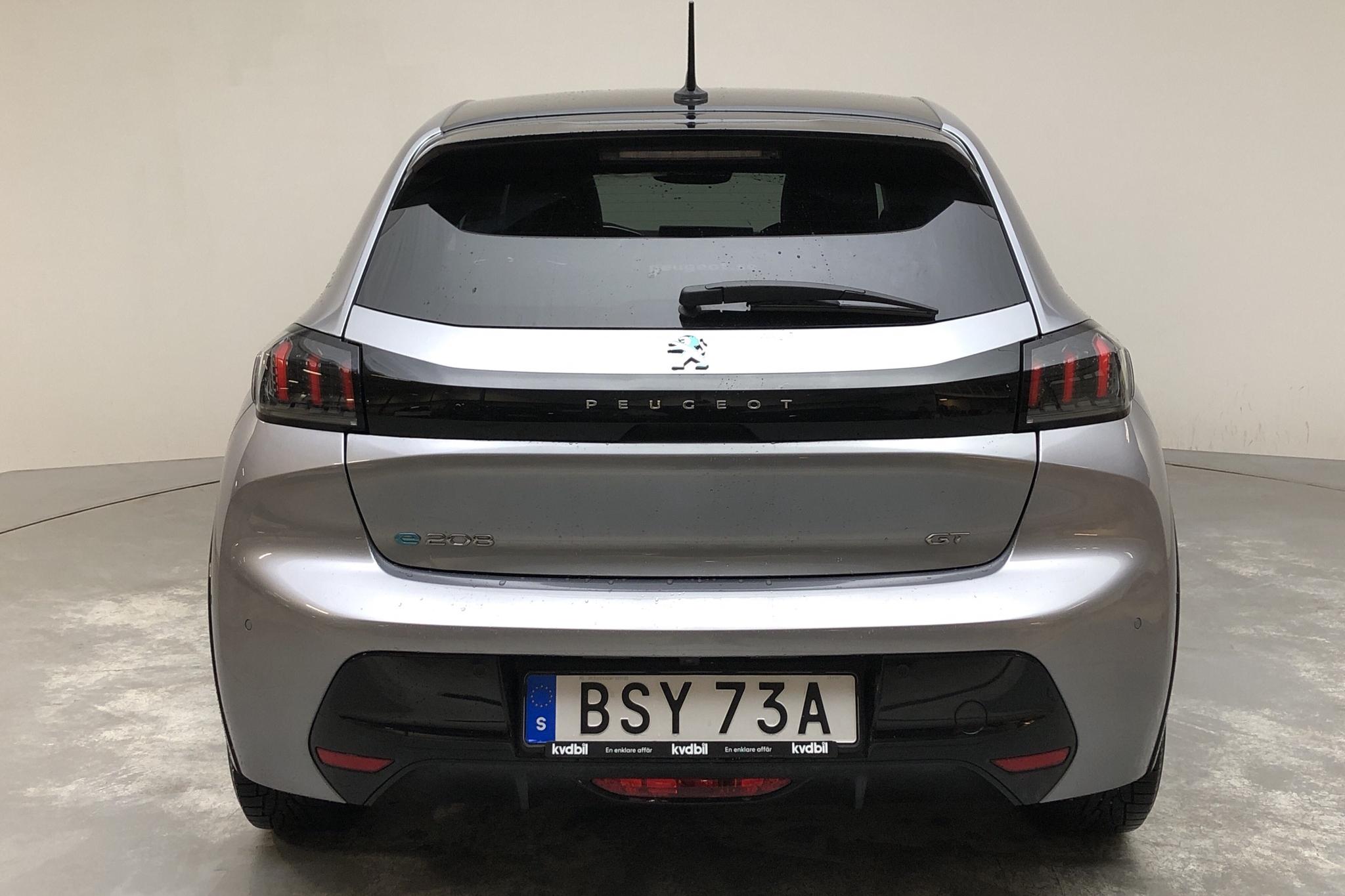Peugeot e-208 50 kWh 5dr (136hk) - 2 159 mil - Automat - grå - 2021