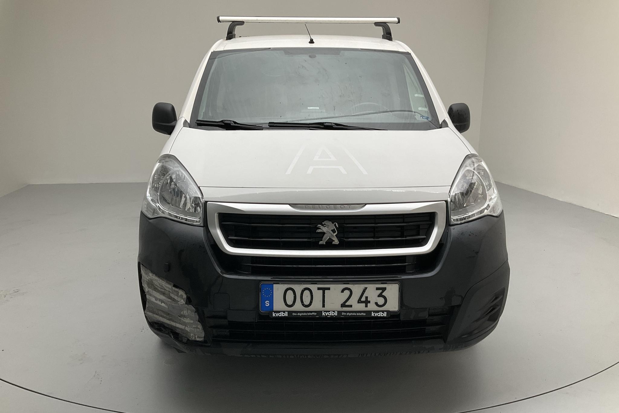 Peugeot Partner 1.6 BlueHDI Skåp (100hk) - 74 740 km - Manual - white - 2018
