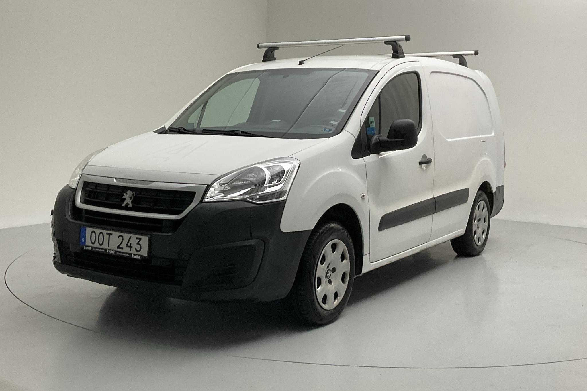 Peugeot Partner 1.6 BlueHDI Skåp (100hk) - 7 474 mil - Manuell - vit - 2018
