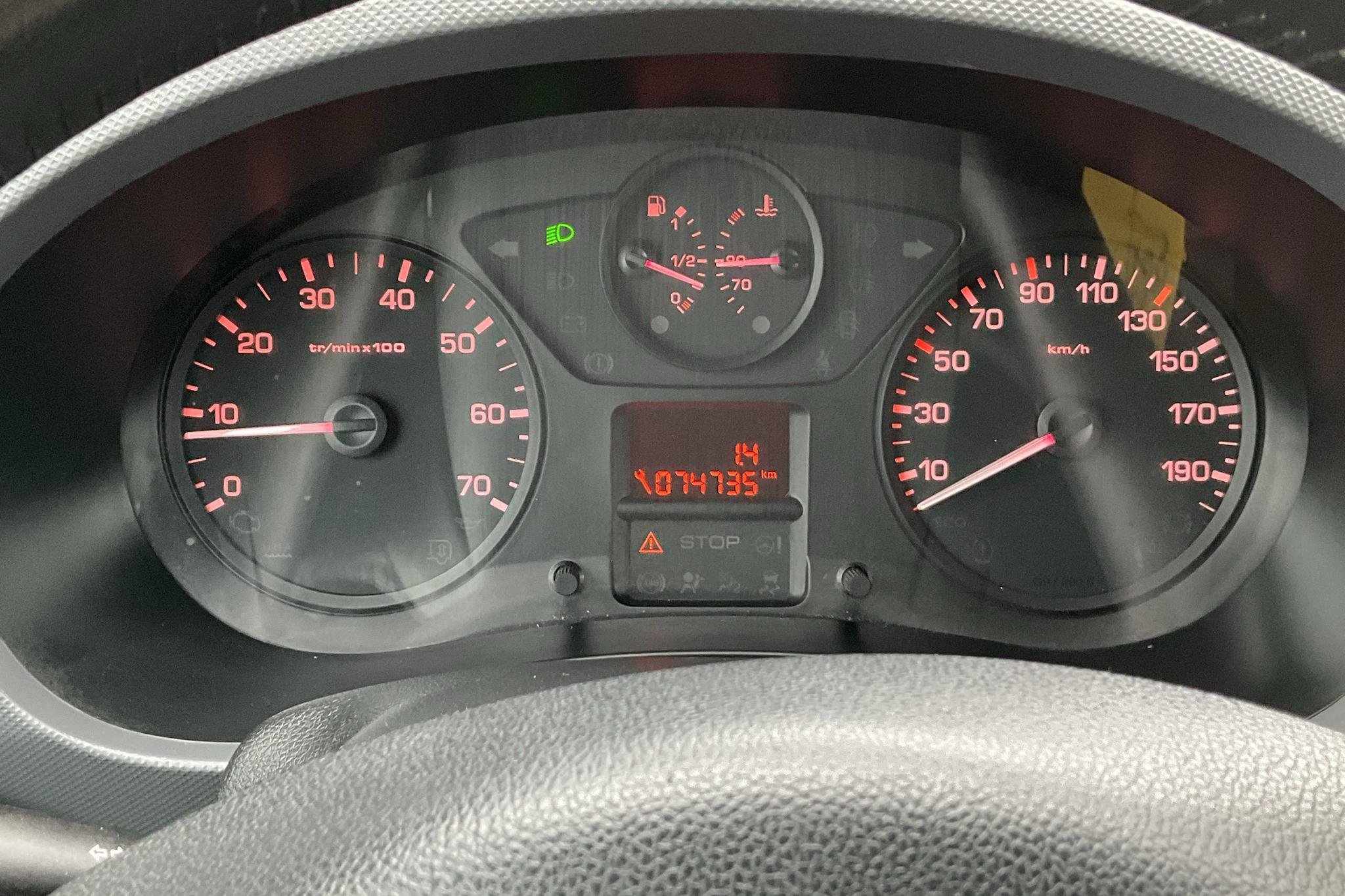 Peugeot Partner 1.6 BlueHDI Skåp (100hk) - 7 474 mil - Manuell - vit - 2018