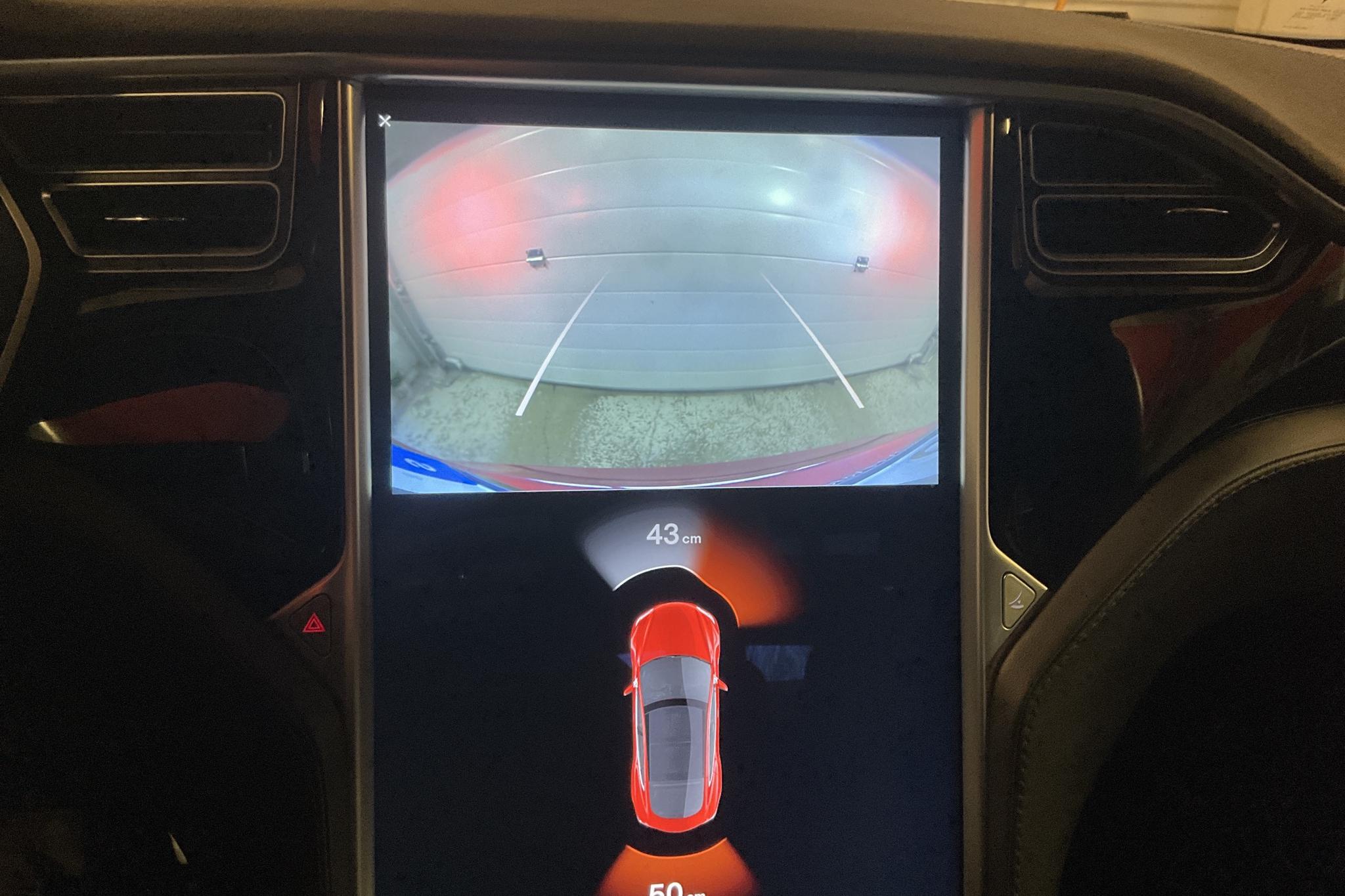 Tesla Model S P85D - 144 240 km - Automatyczna - czerwony - 2015