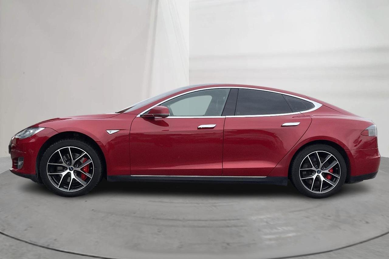 Tesla Model S P85D - 144 240 km - Automaatne - punane - 2015