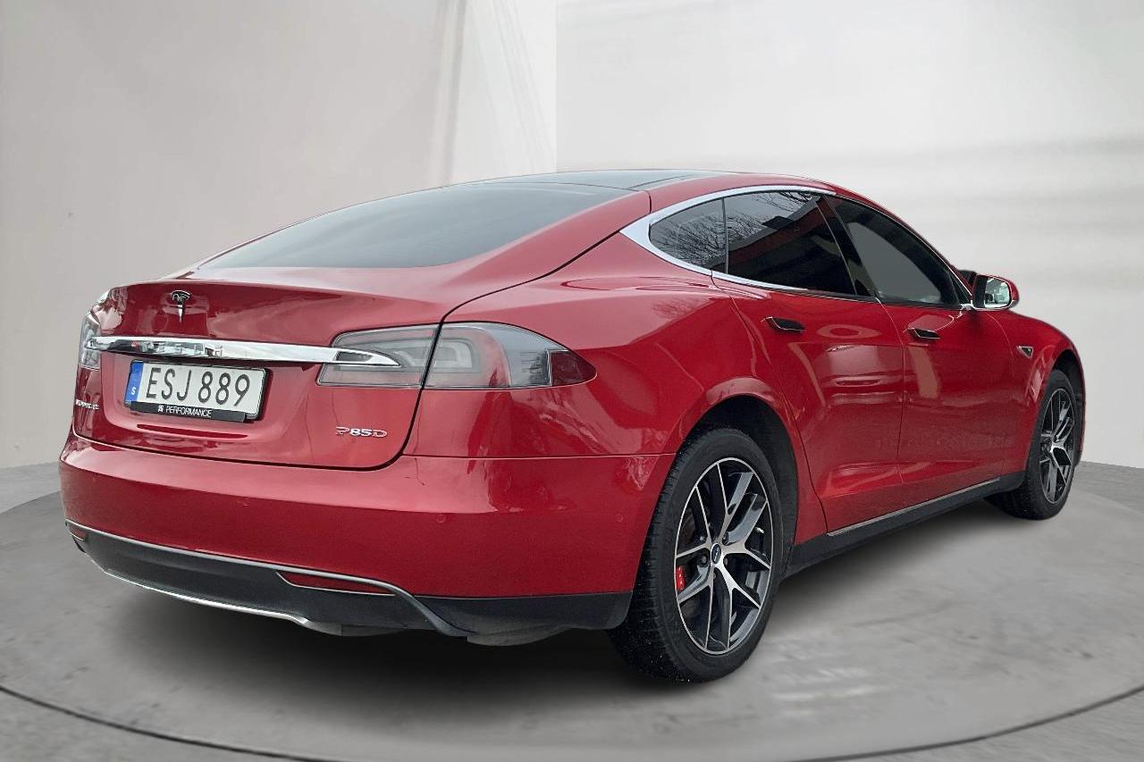 Tesla Model S P85D - 144 240 km - Automatic - red - 2015