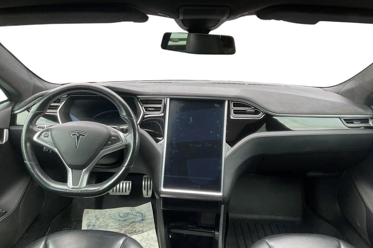 Tesla Model S P85D - 144 240 km - Automatyczna - czerwony - 2015