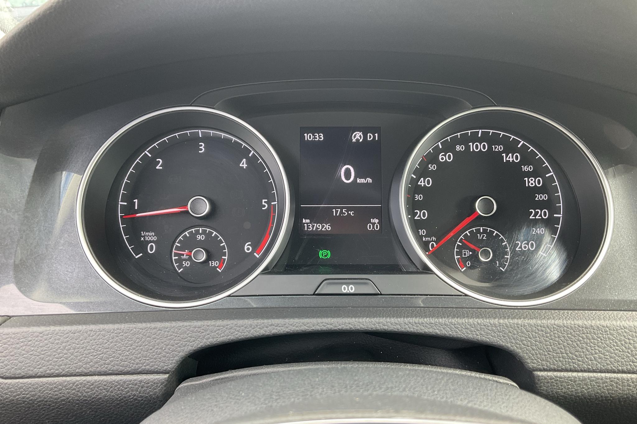 VW Golf VII 1.6 TDI Sportscombi (115hk) - 137 930 km - Automatyczna - biały - 2019