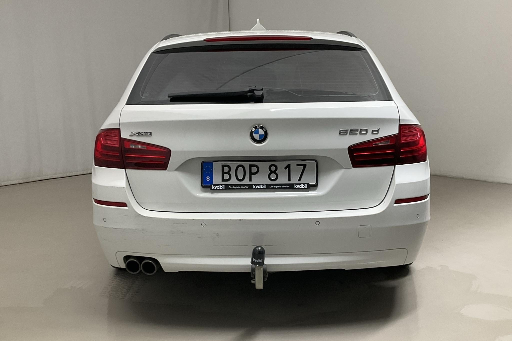 BMW 520d xDrive Touring, F11 (190hk) - 123 020 km - Automaatne - valge - 2017