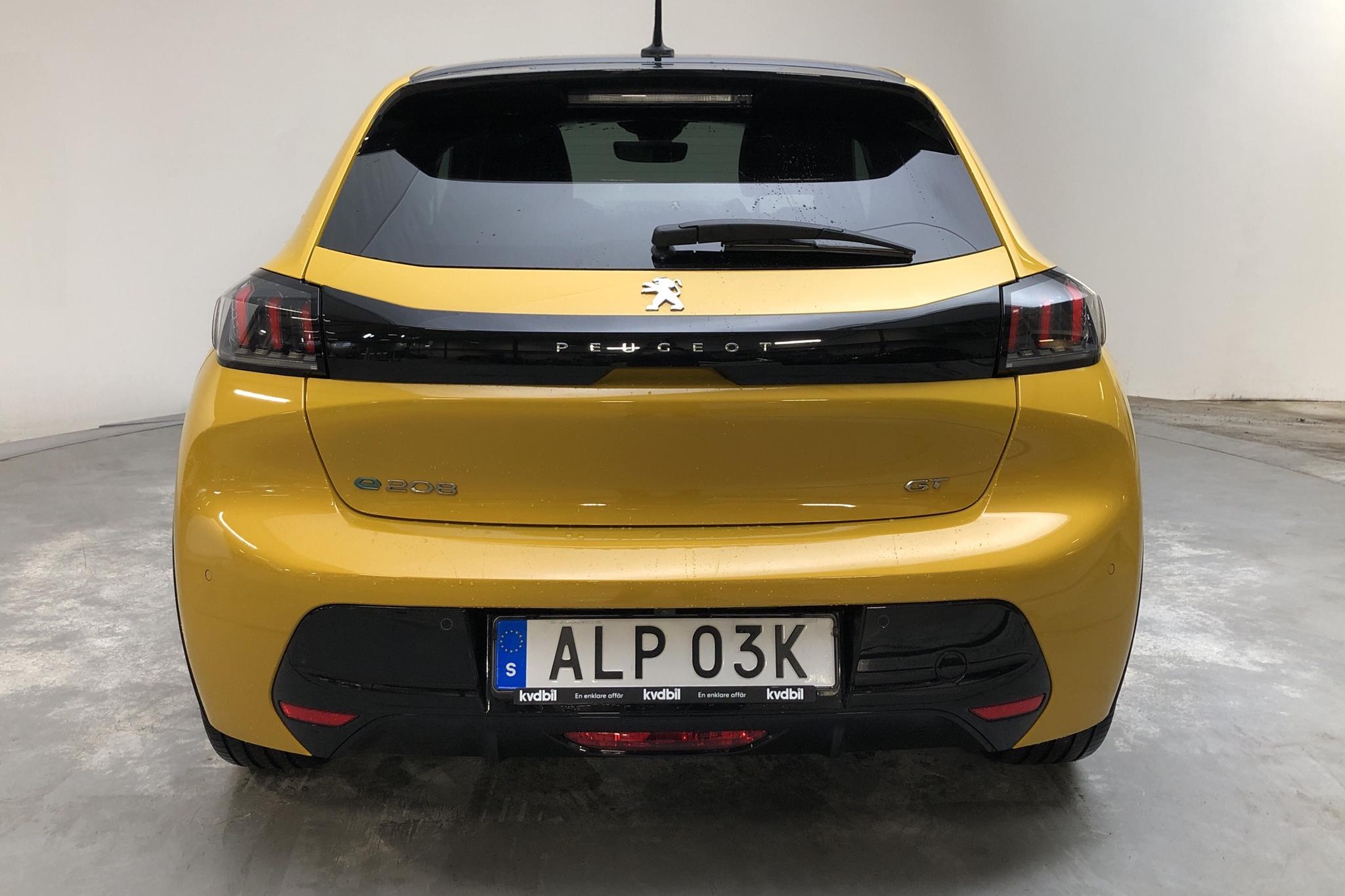 Peugeot e-208 50 kWh 5dr (136hk) - 12 580 km - Automatic - yellow - 2022