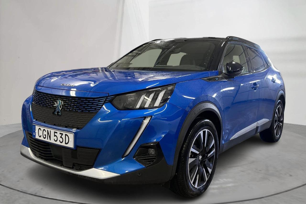 Peugeot e-2008 50 kWh (136hk) - 26 630 km - Automatic - blue - 2021