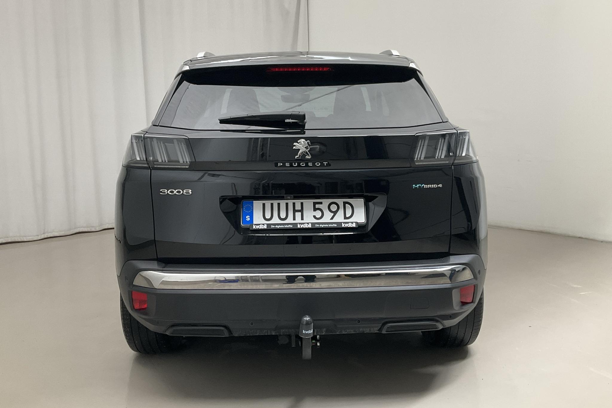 Peugeot 3008 1.6 Plug-in Hybrid 4 (300hk) - 36 100 km - Automatic - black - 2021
