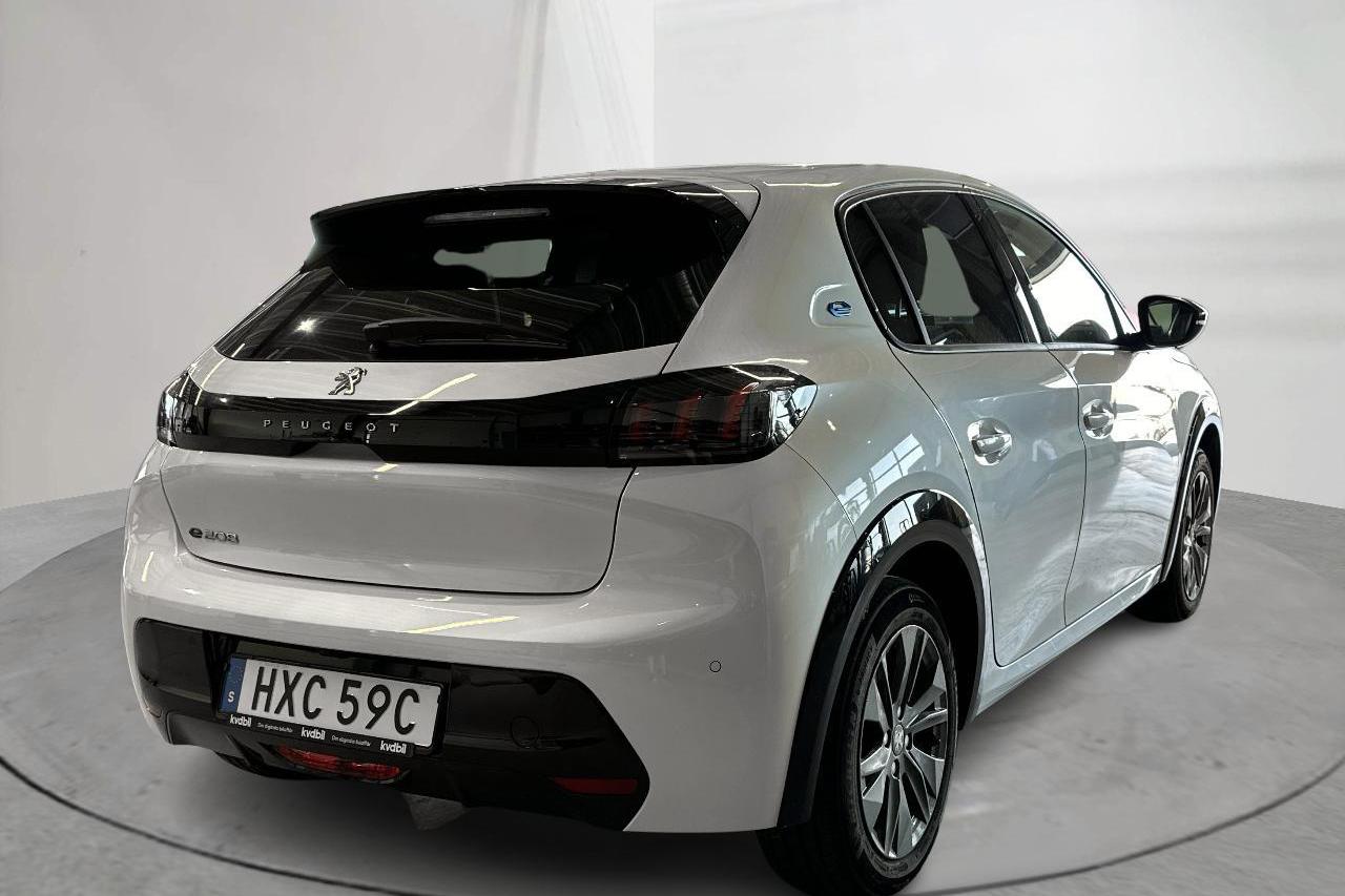 Peugeot e-208 50 kWh 5dr (136hk) - 1 307 mil - Automat - vit - 2021