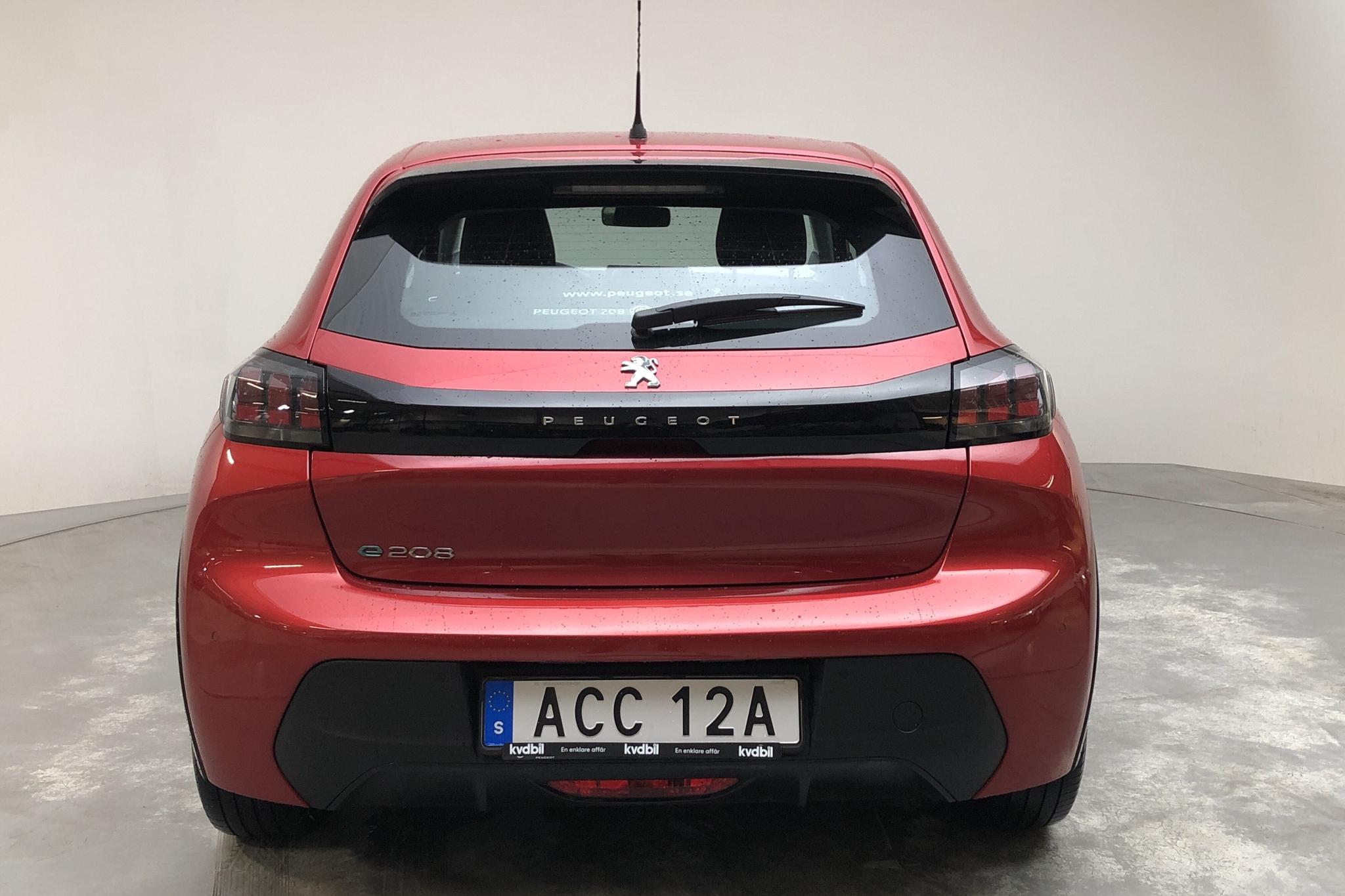 Peugeot e-208 50 kWh 5dr (136hk) - 56 530 km - Automatic - red - 2020