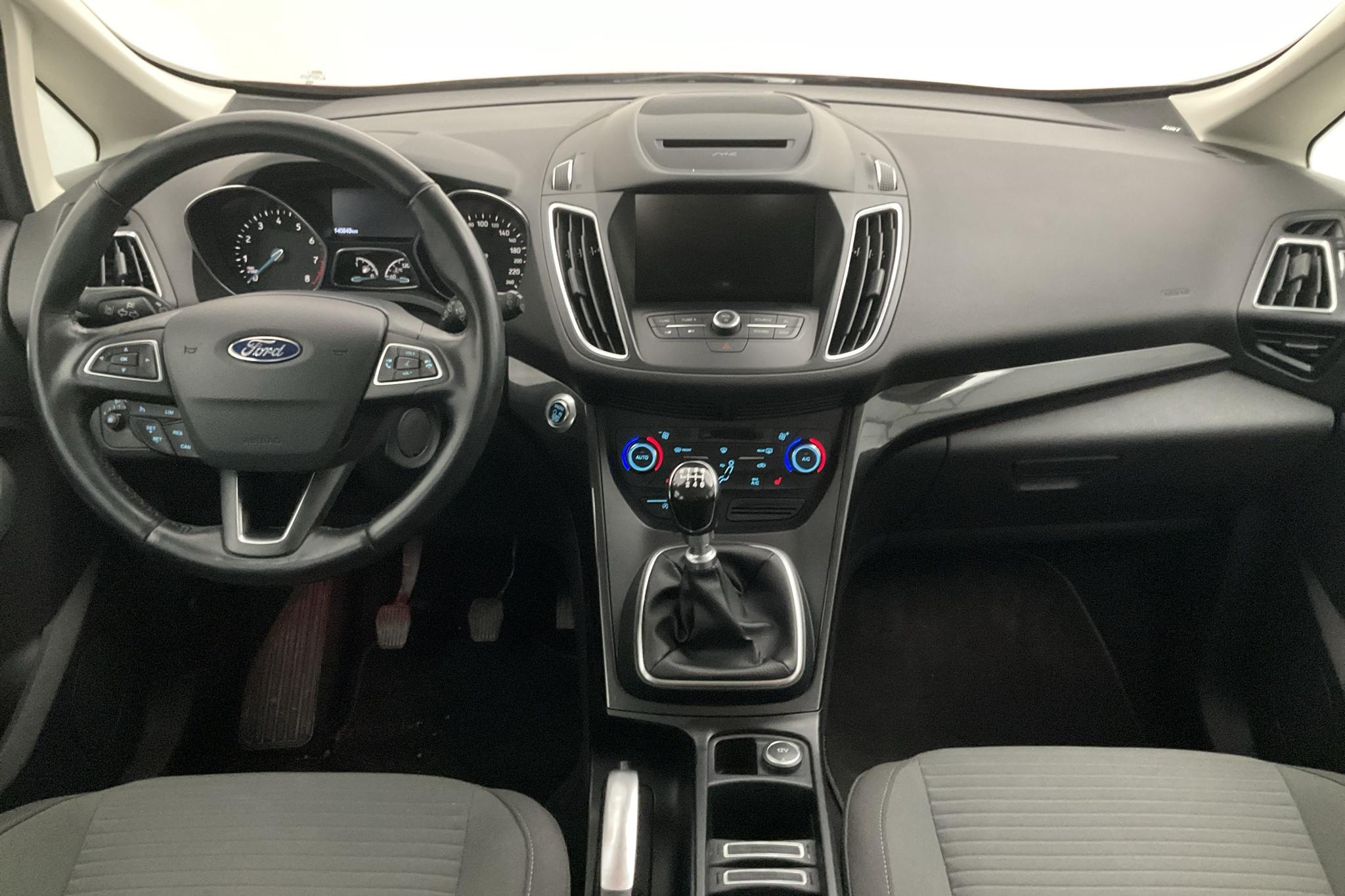 Ford C-MAX 1.0 Ecoboost (125hk) - 140 850 km - Manualna - czerwony - 2015